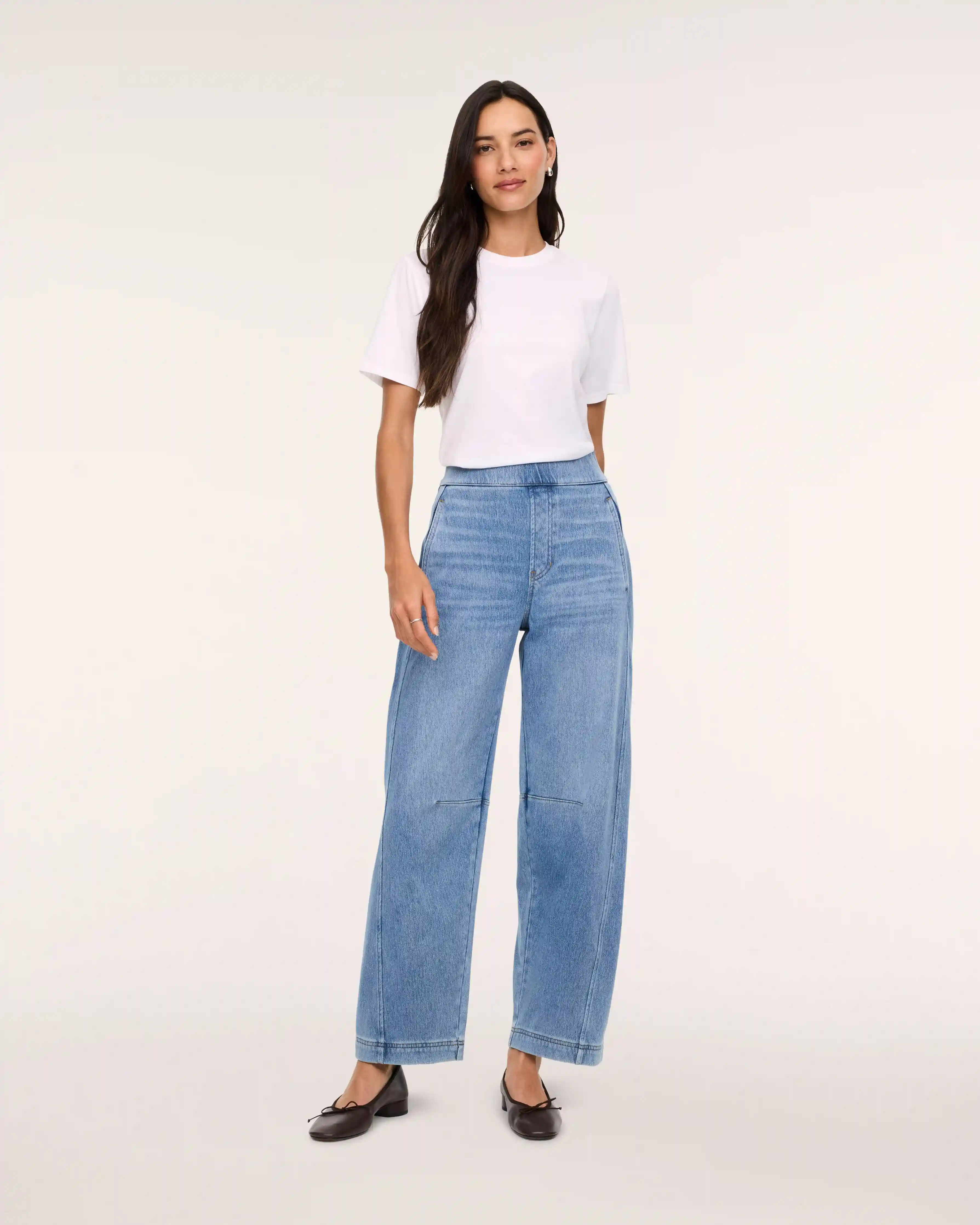 SPANX® Denim-ish Horseshoe Pant | Twilight Blue