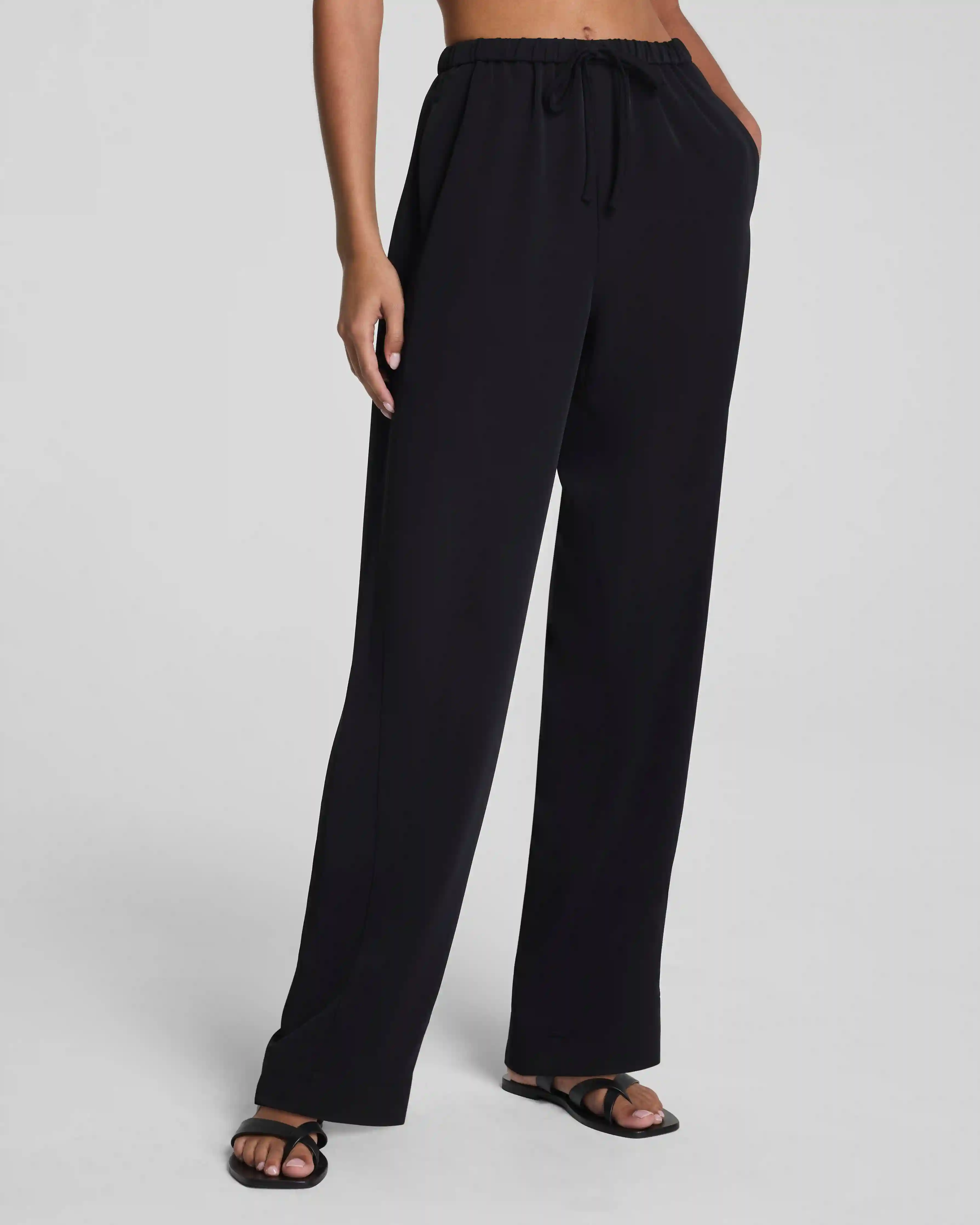 Alternative view of SPANX® CarryOn Straight Leg Pant | Classic Black