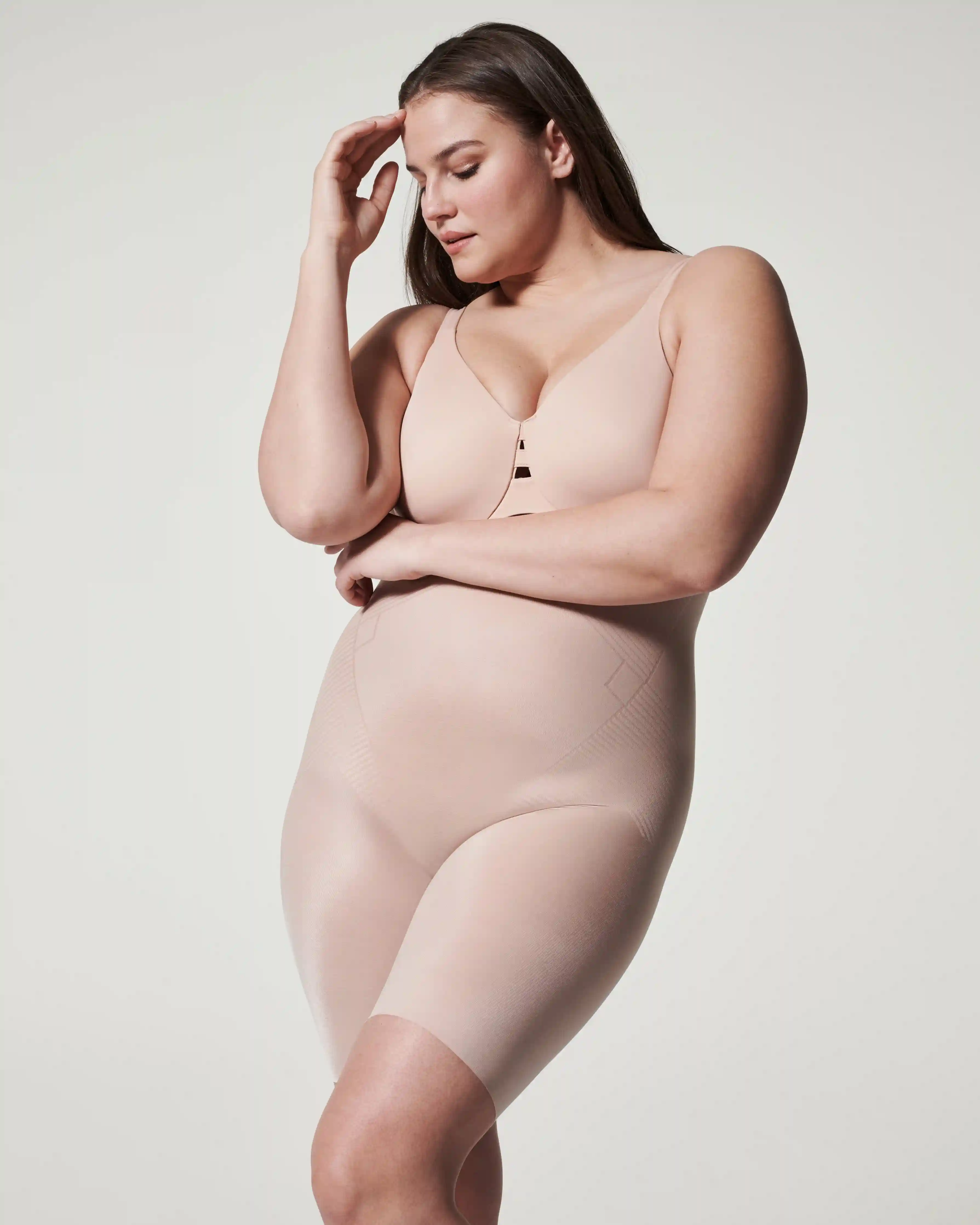SPANXshape®  Invisible High-Waisted Mid-Thigh Short | Champagne Beige