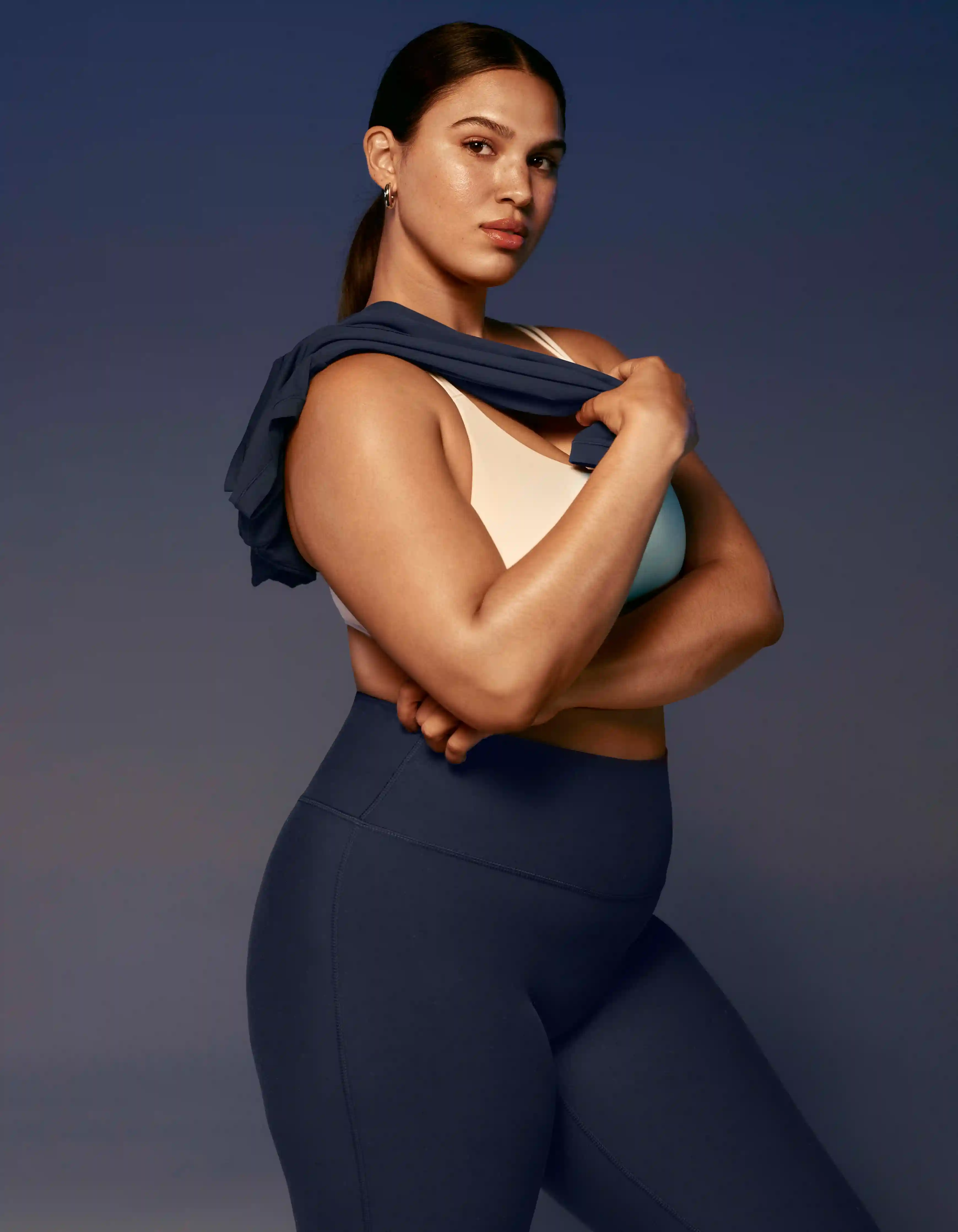 Alternative view of SPANXsmooth®  OnForm Full-Length Leggings | Timeless Navy