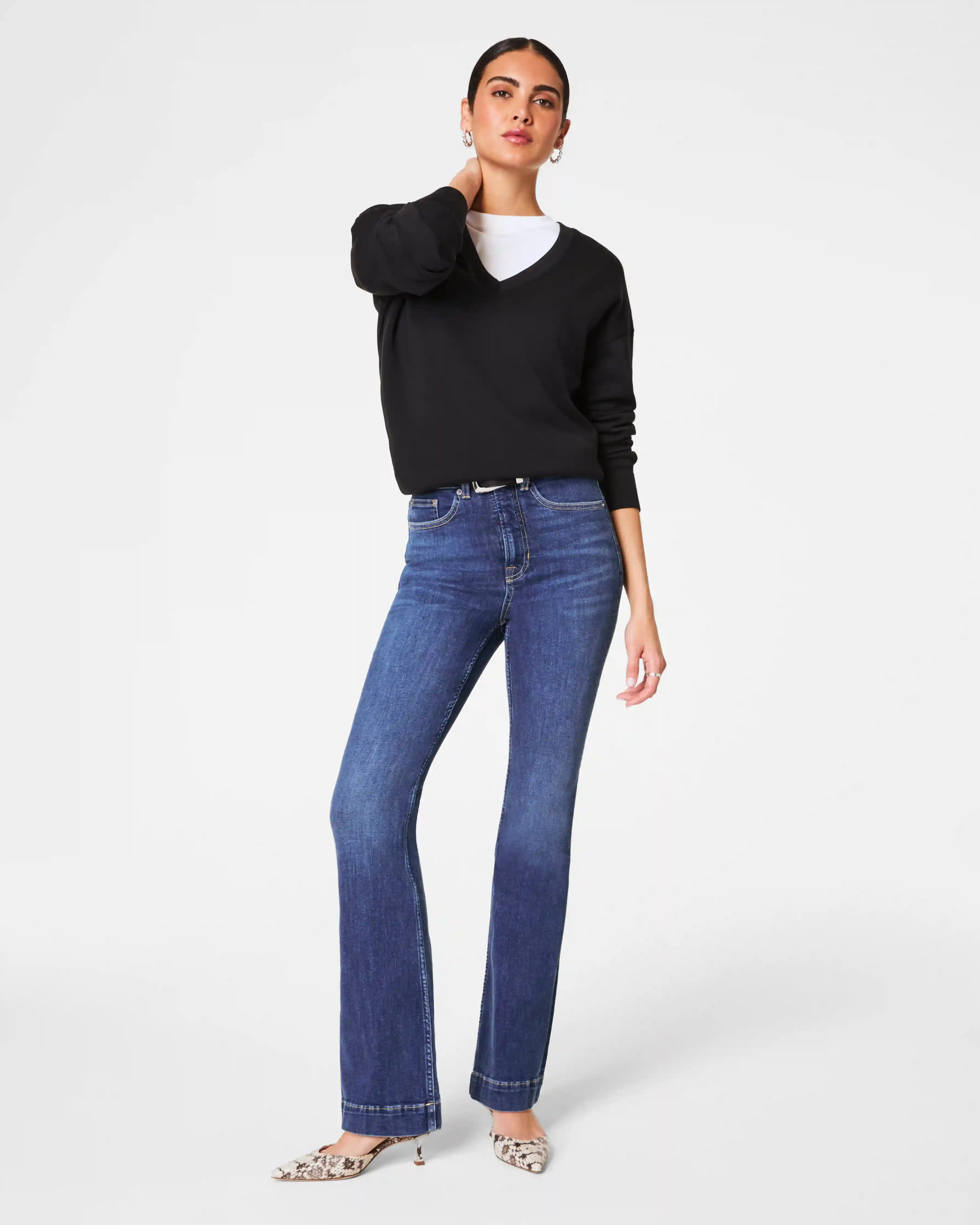 SPANXsculpt®  ReDefine Flare Jeans | Medium Indigo