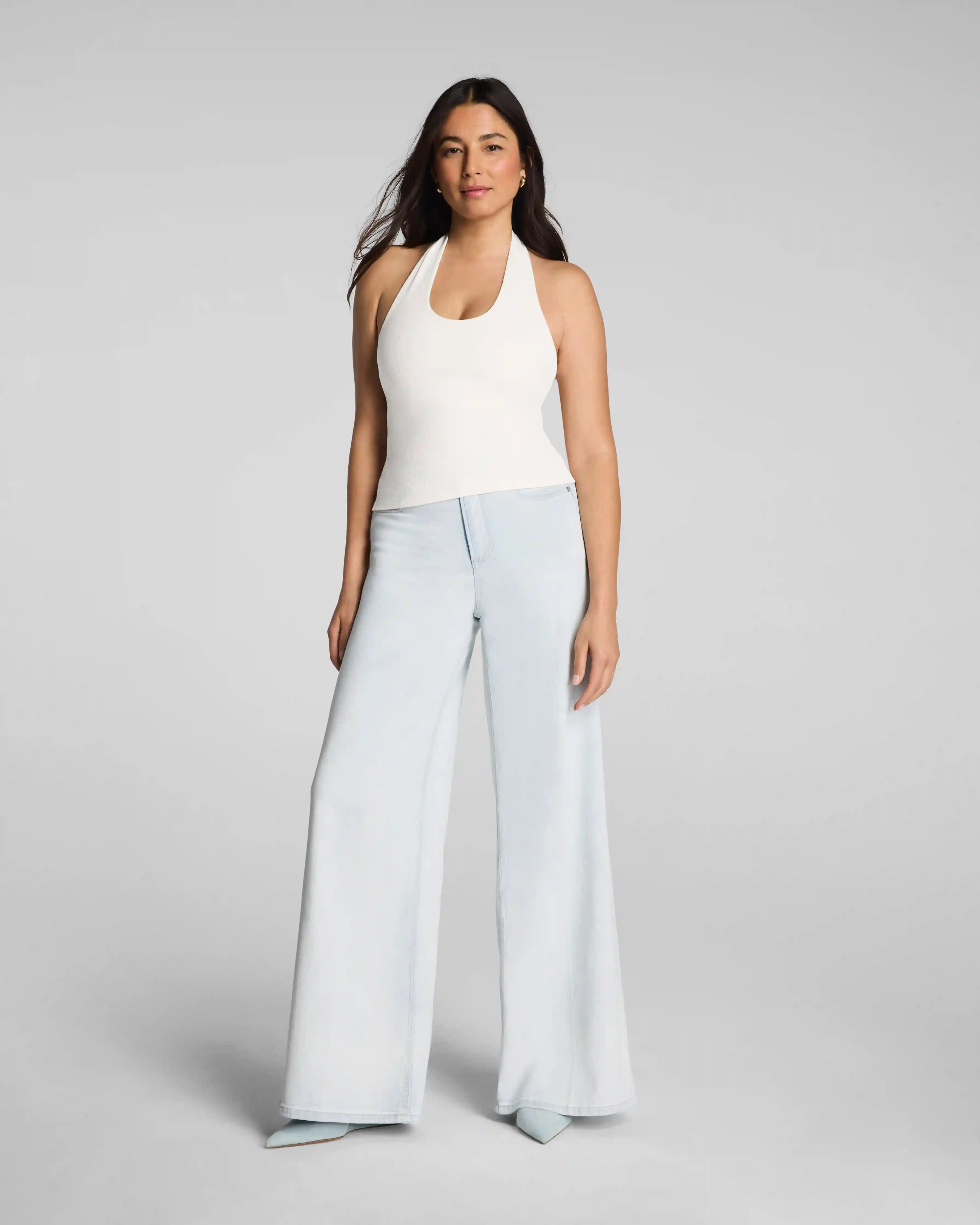 SPANXsupersmooth®  Authentic 360 Lightweight Super Wide Leg Jeans | Sea Breeze