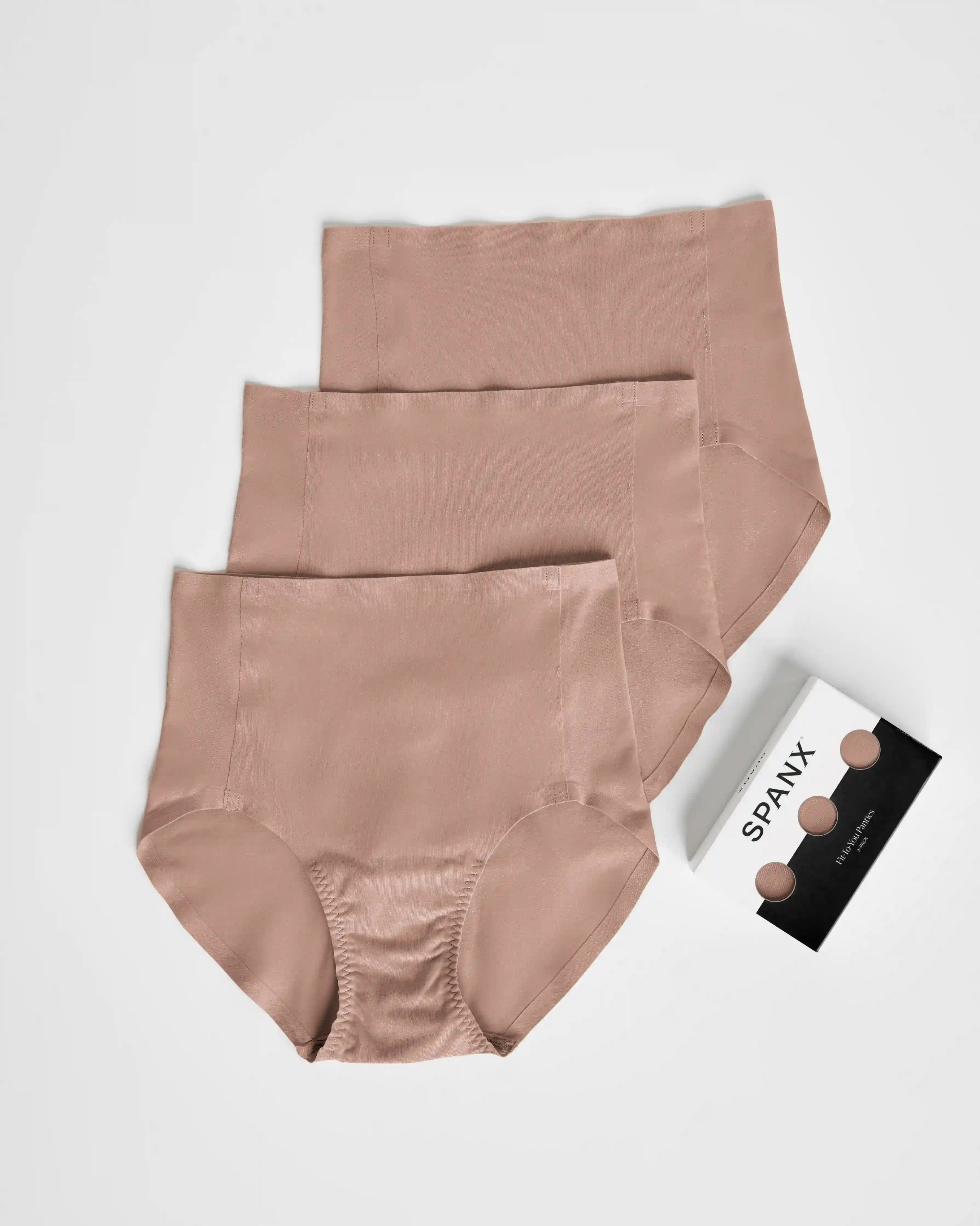 SPANXsmooth®  Fit-To-You Brief 3-Pack Box | Cafe Au Lait