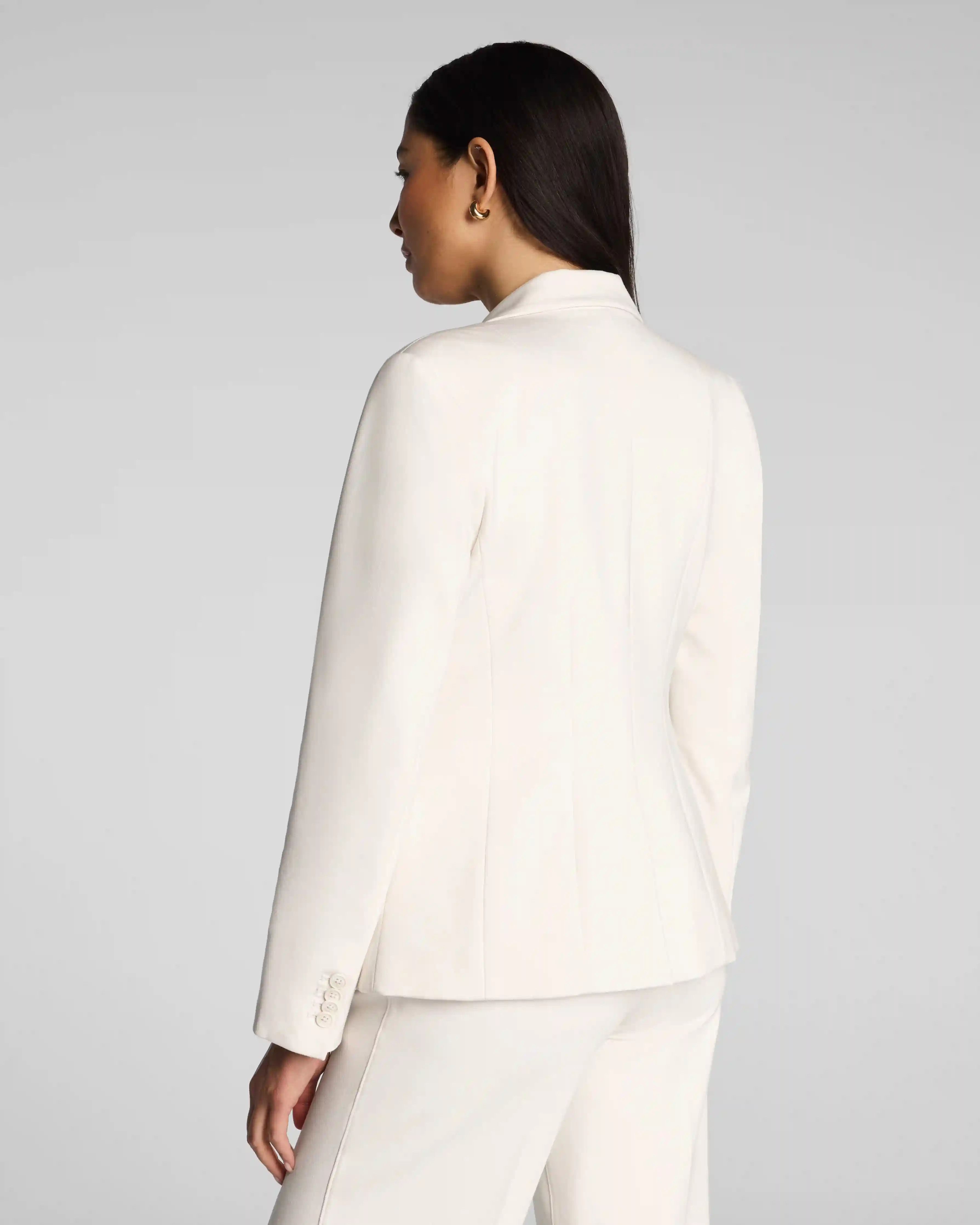 Alternative view of SPANX® Ponte Tailored Blazer | Ivory