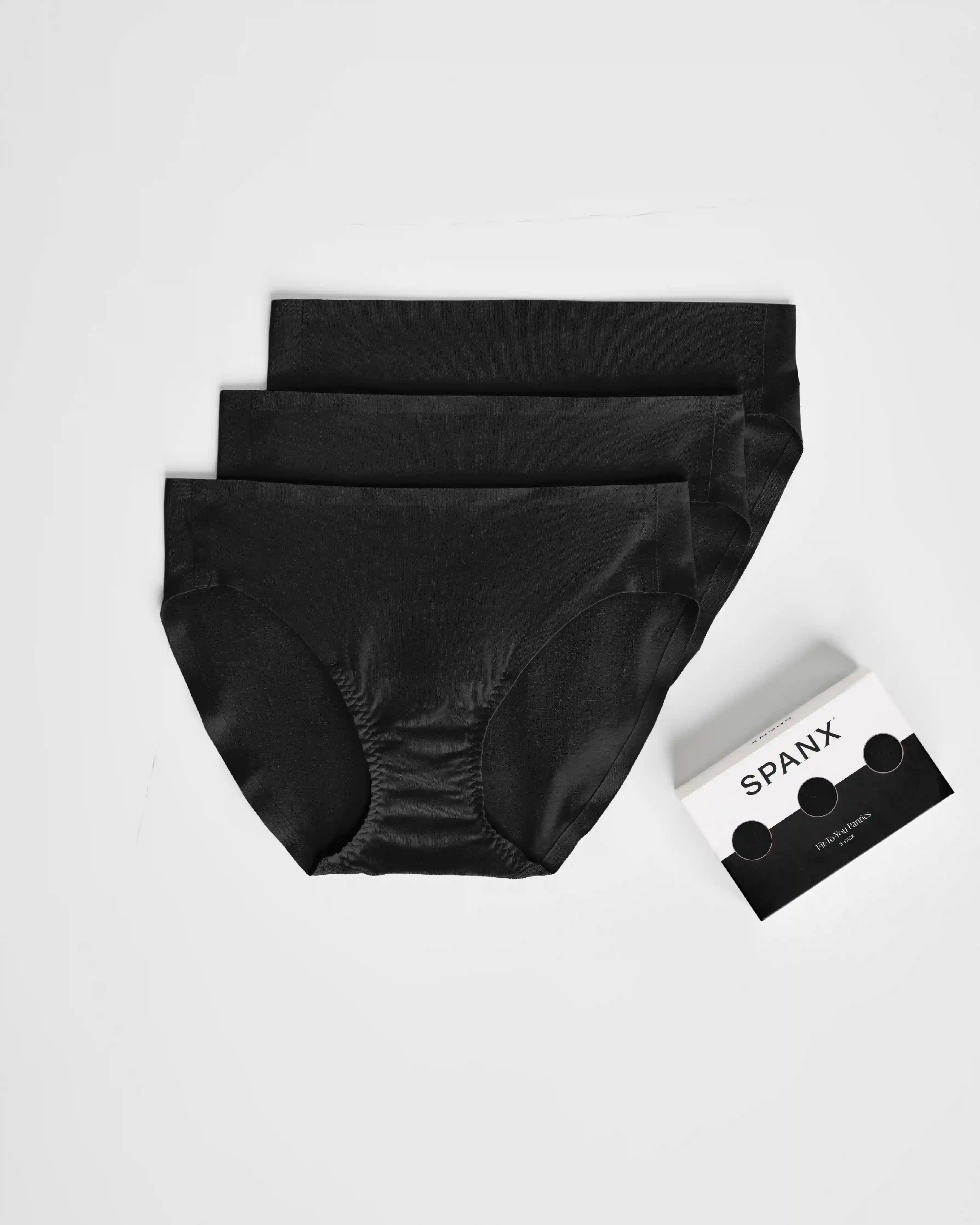 SPANXsmooth®  Fit-To-You Bikini 3-Pack Box | Very Black