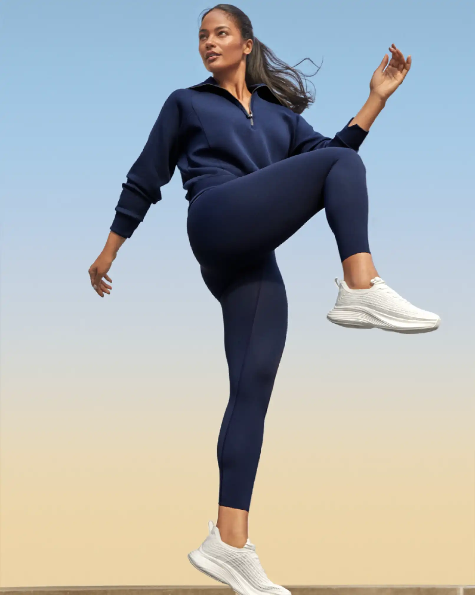 Alternative view of SPANXshape® Booty Boost® 7/8 Leggings | Timeless Navy