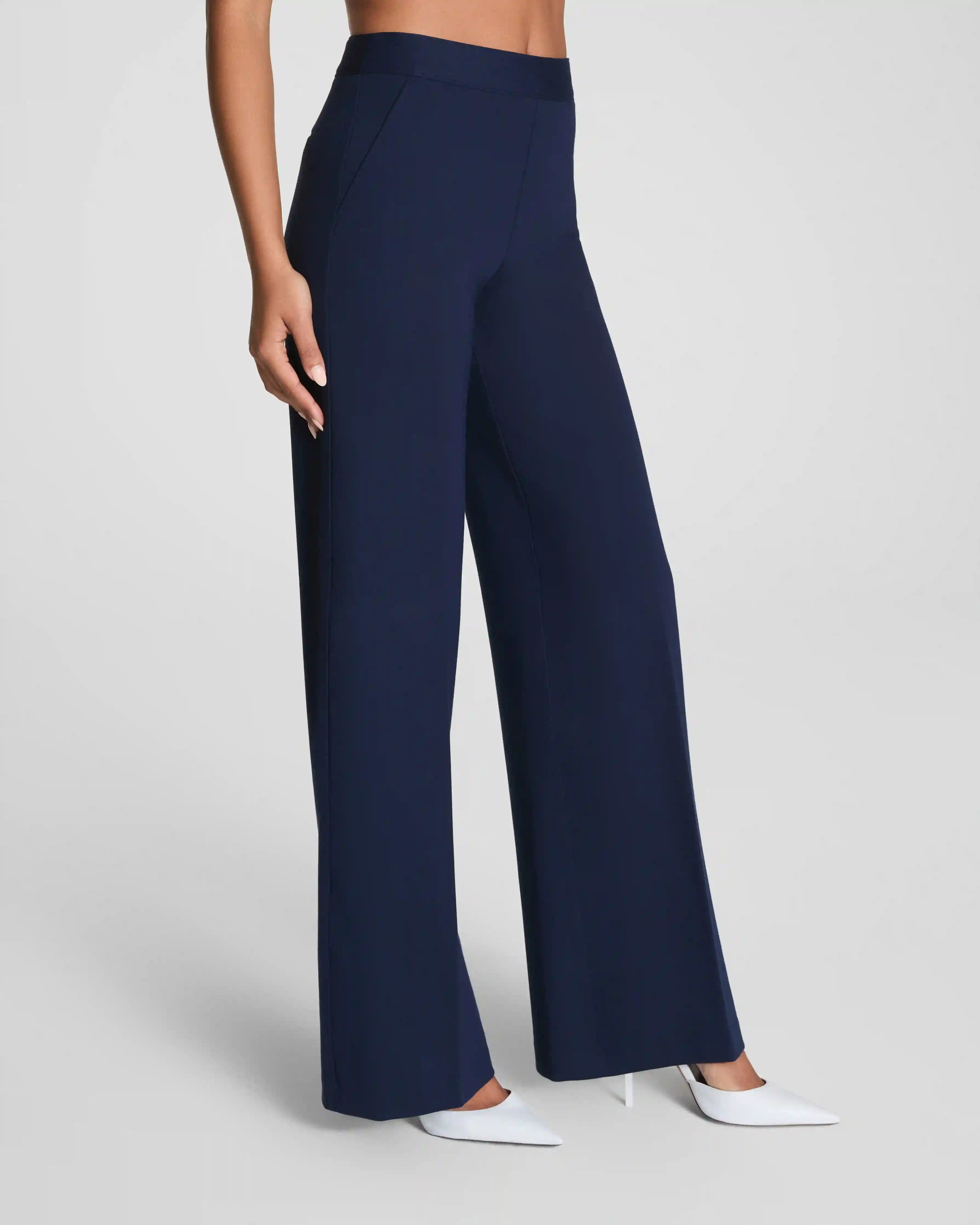 Alternative view of SPANXsupersmooth®  PerfectFit Ponte Wide Leg Pant | Timeless Navy