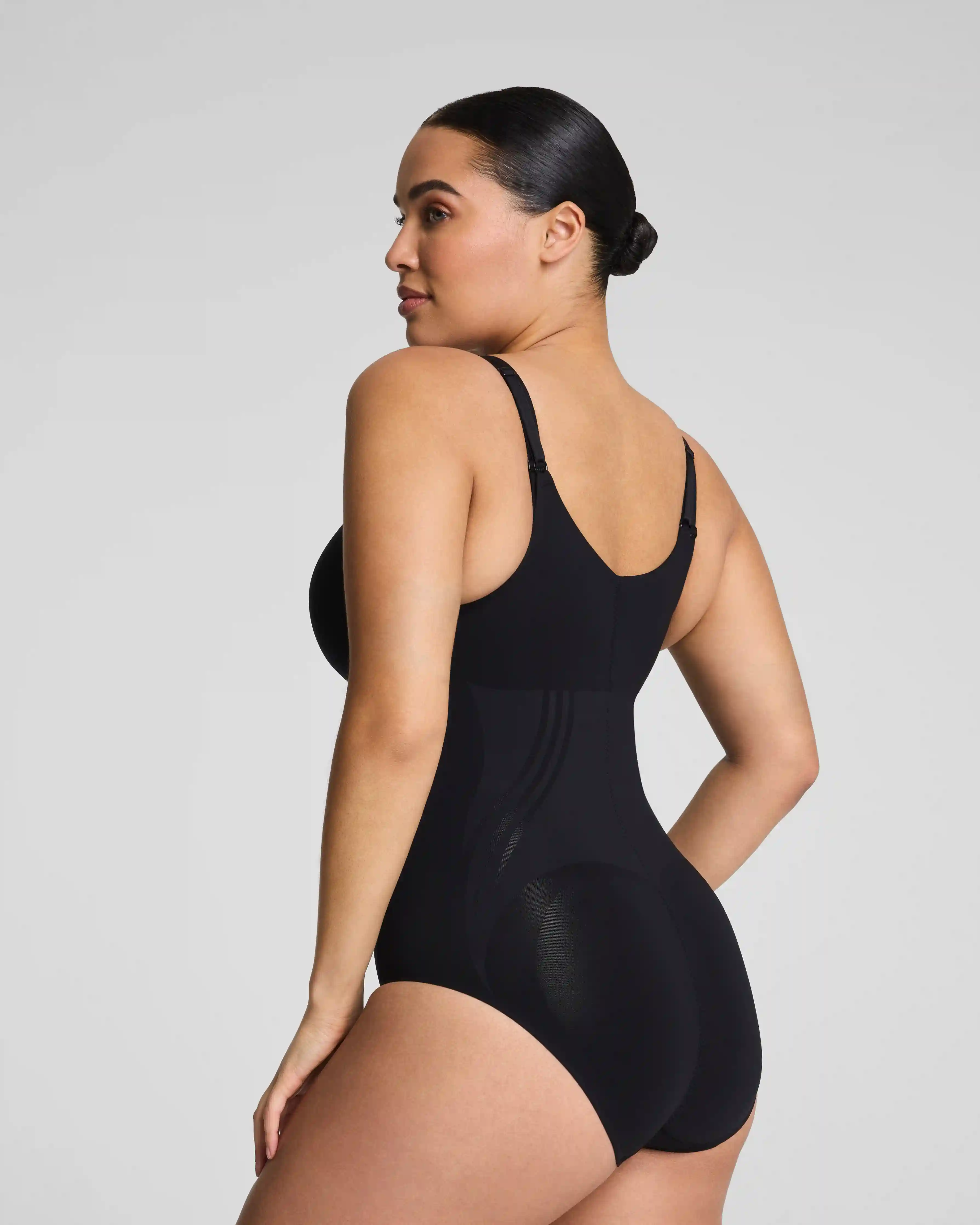 Alternative view of SPANXsculpt®  GoFigure Open-Bust Bodysuit | Very Black