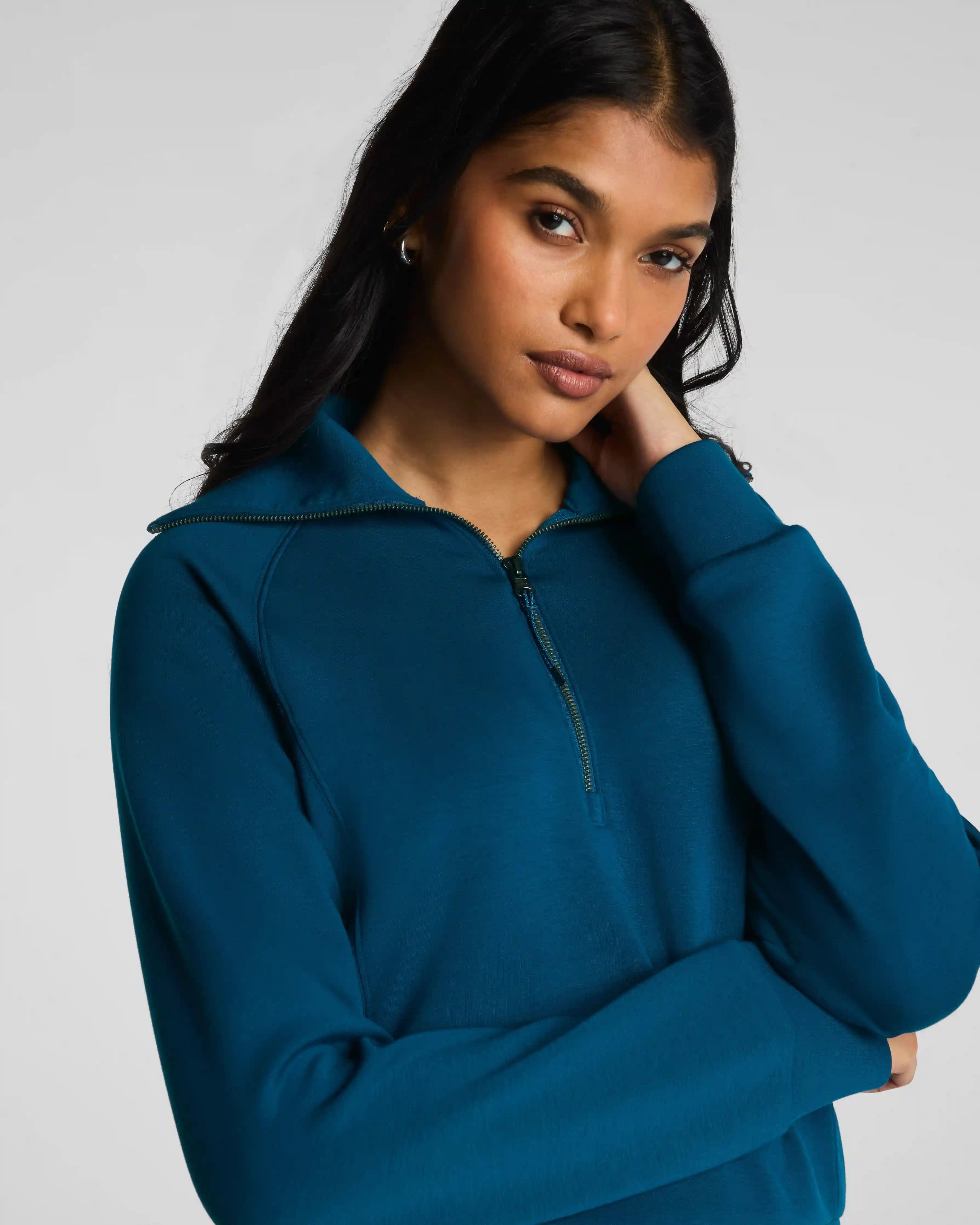 Alternative view of SPANX AirEssentials® Half Zip | Deep Cove