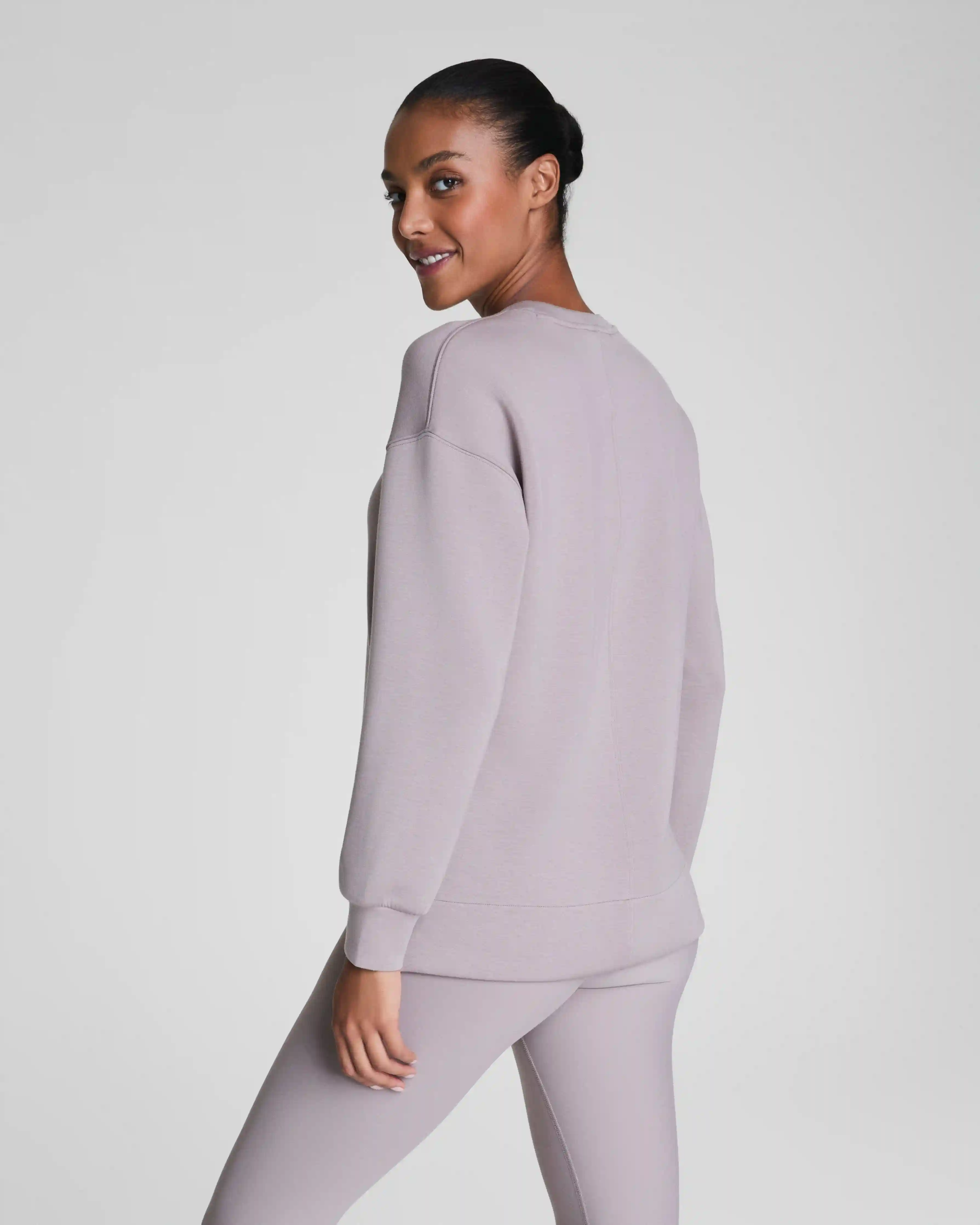 Alternative view of SPANX AirEssentials® Crewneck Tunic | Coastal Fog