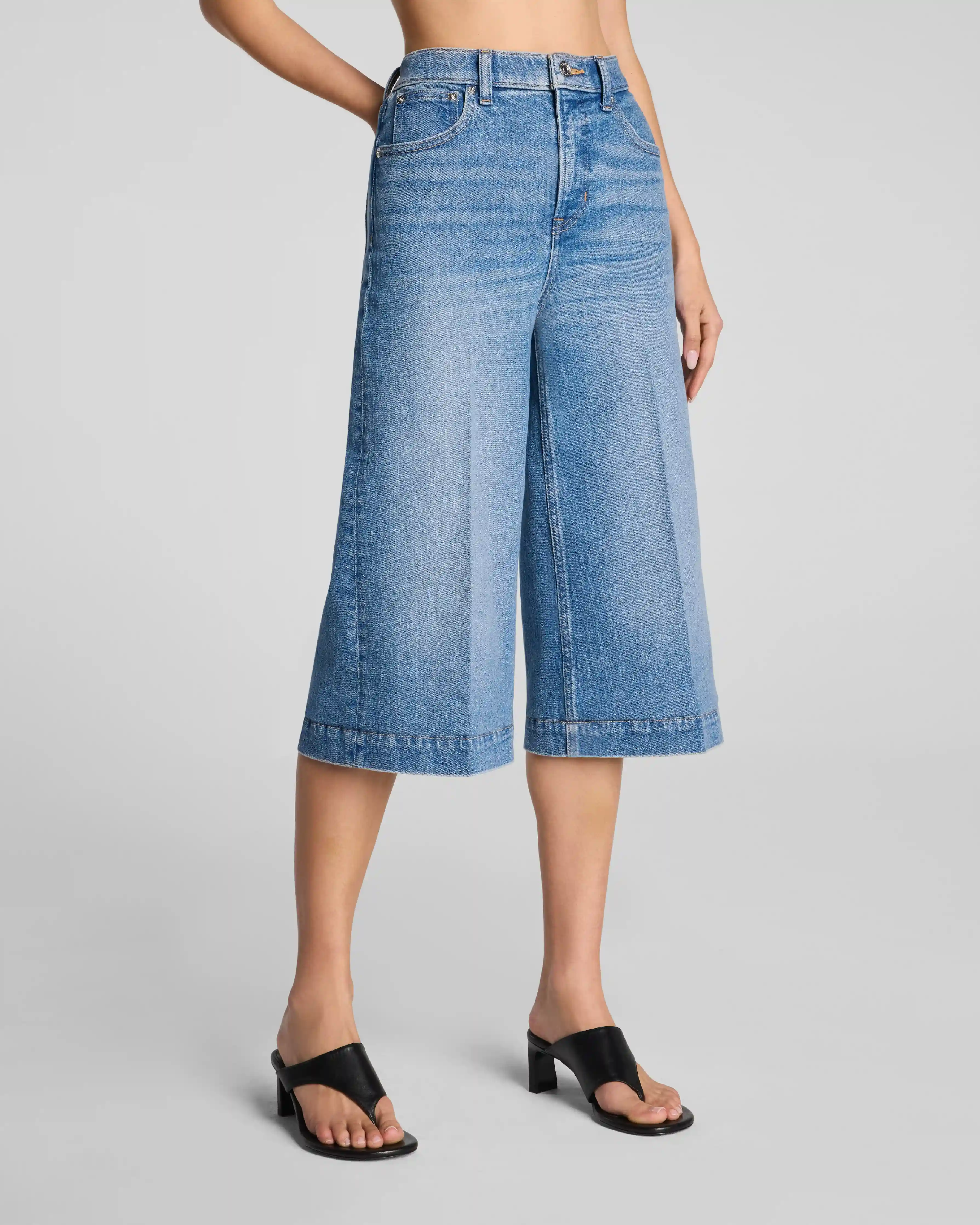 Alternative view of SPANXshape®  Authentic 360 Denim Culottes | Elysian
