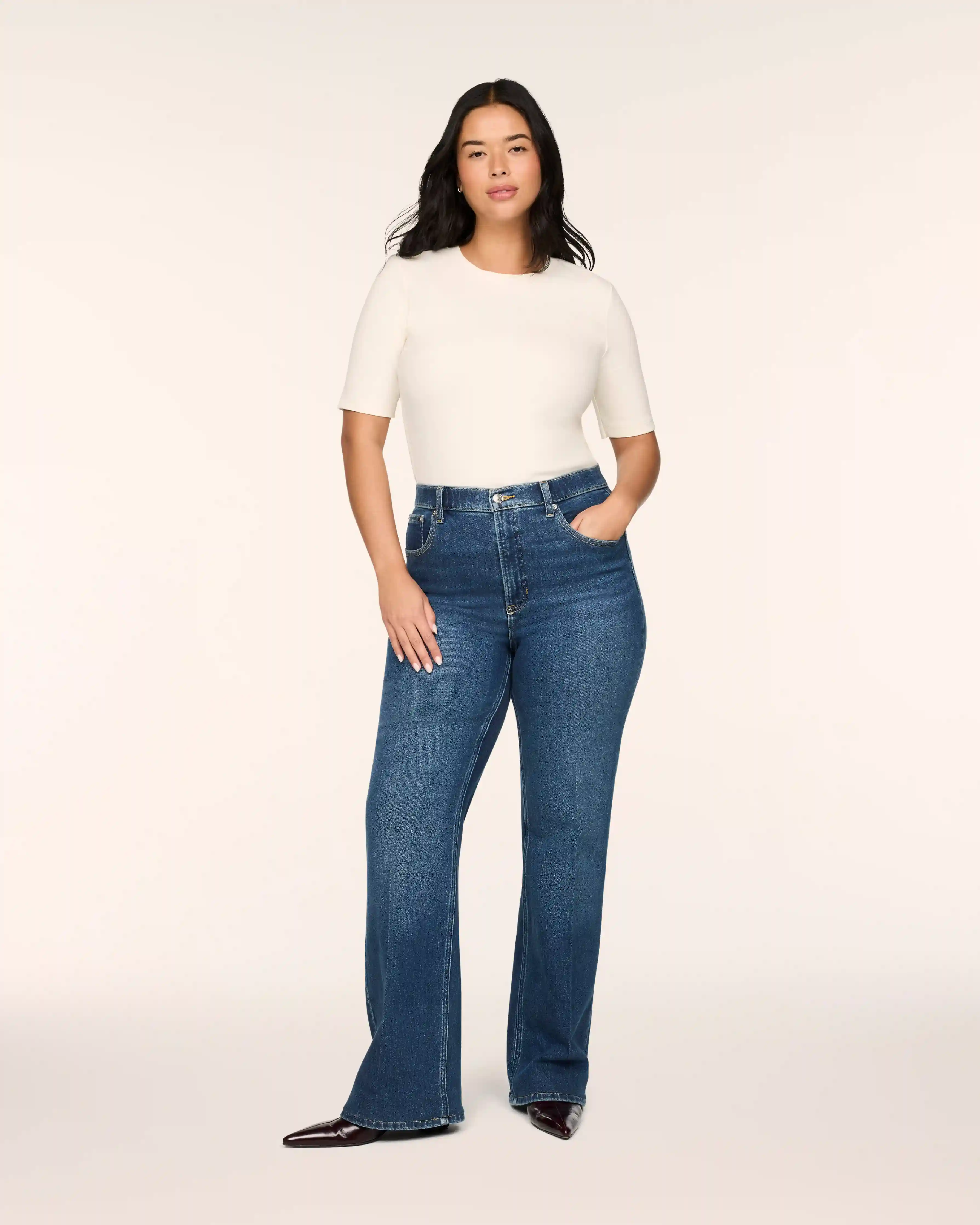SPANXshape® Authentic 360 Bootcut Jeans | Adriatic Blue