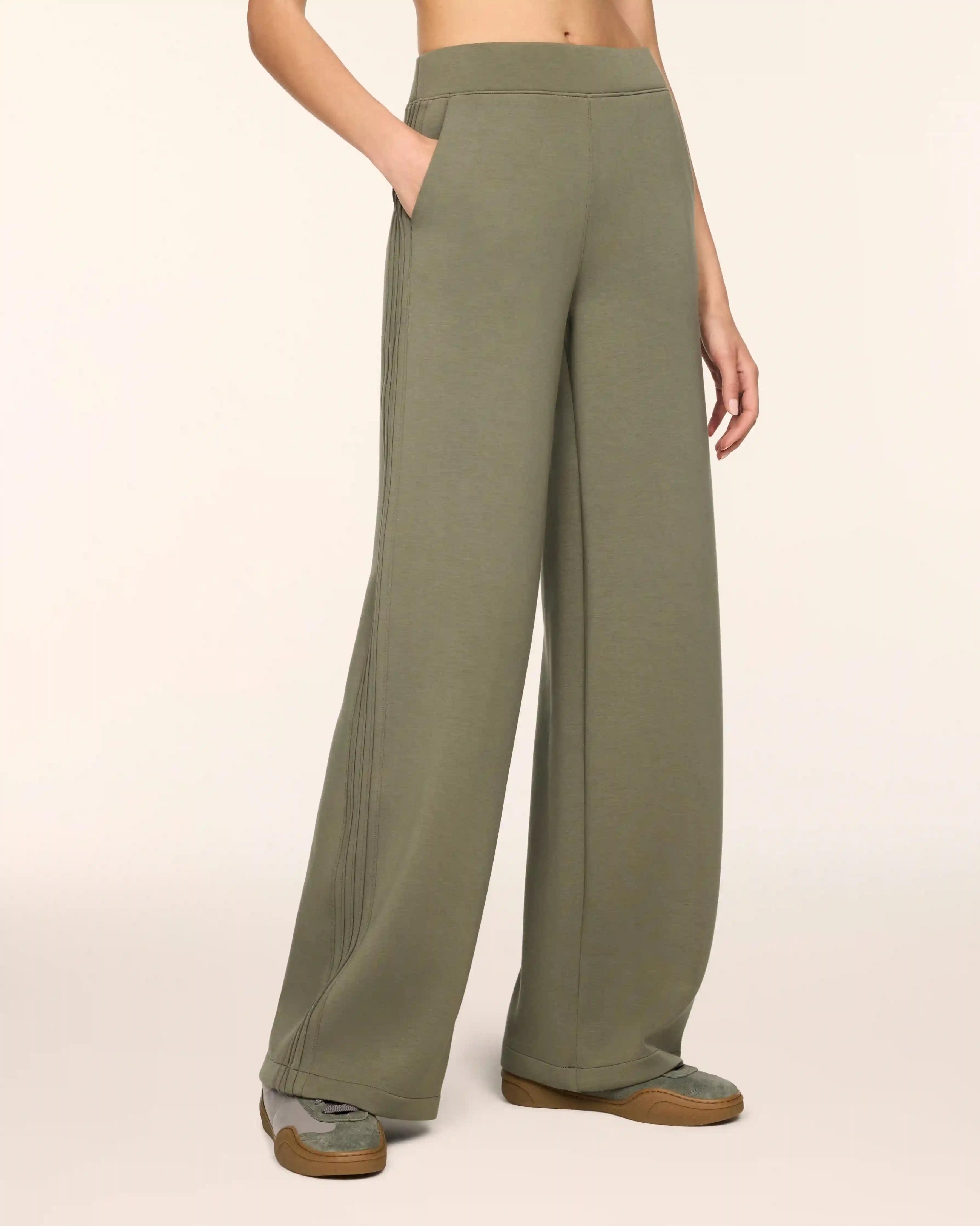 Alternative view of SPANX AirEssentials® Pintuck Wide Leg Pant | Herb