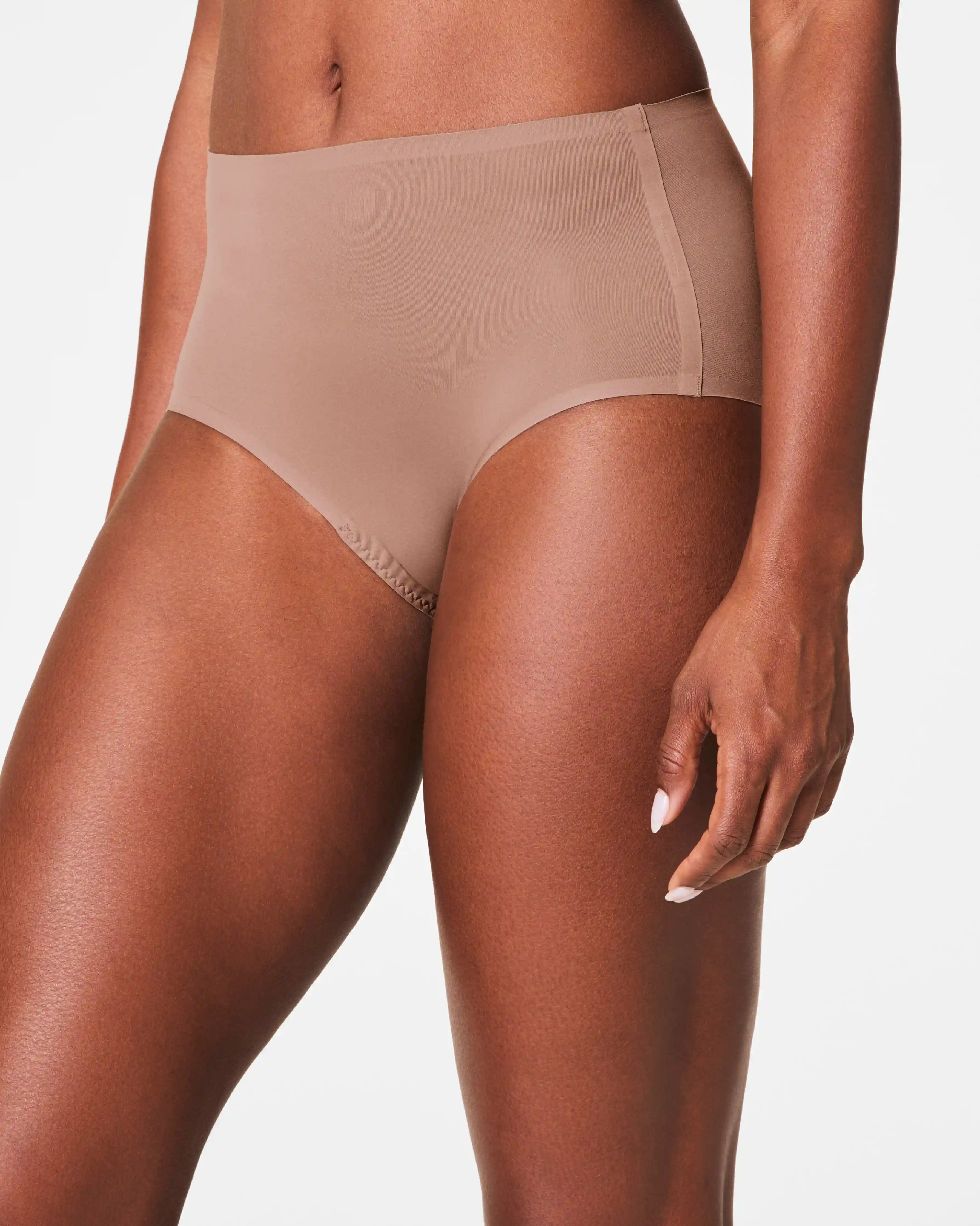 Alternative view of SPANXsmooth®  Fit-To-You Brief 3-Pack Box | Cafe Au Lait/Iconic Leopard/Very Black