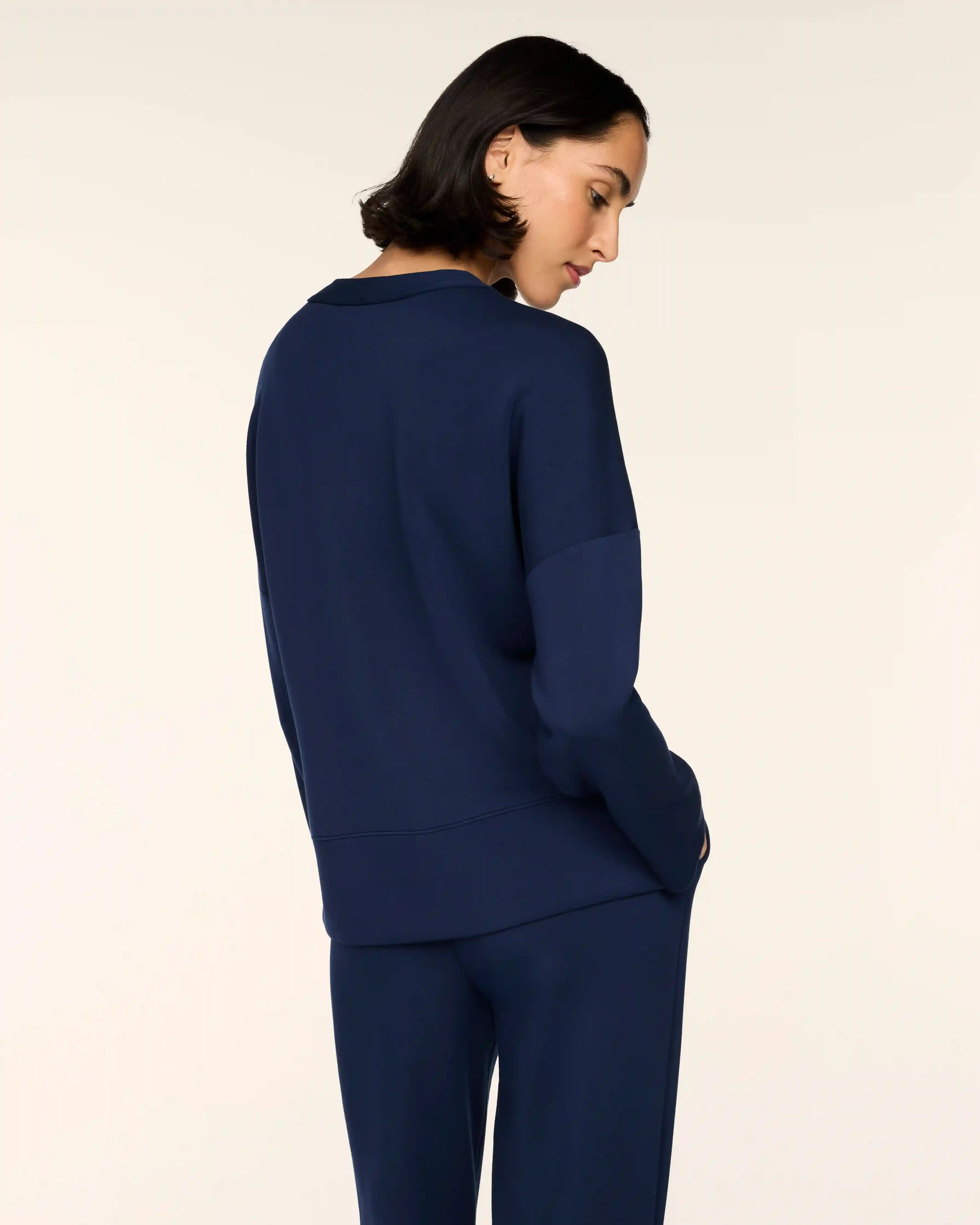 Alternative view of SPANX AirEssentials® Cardigan | Timeless Navy