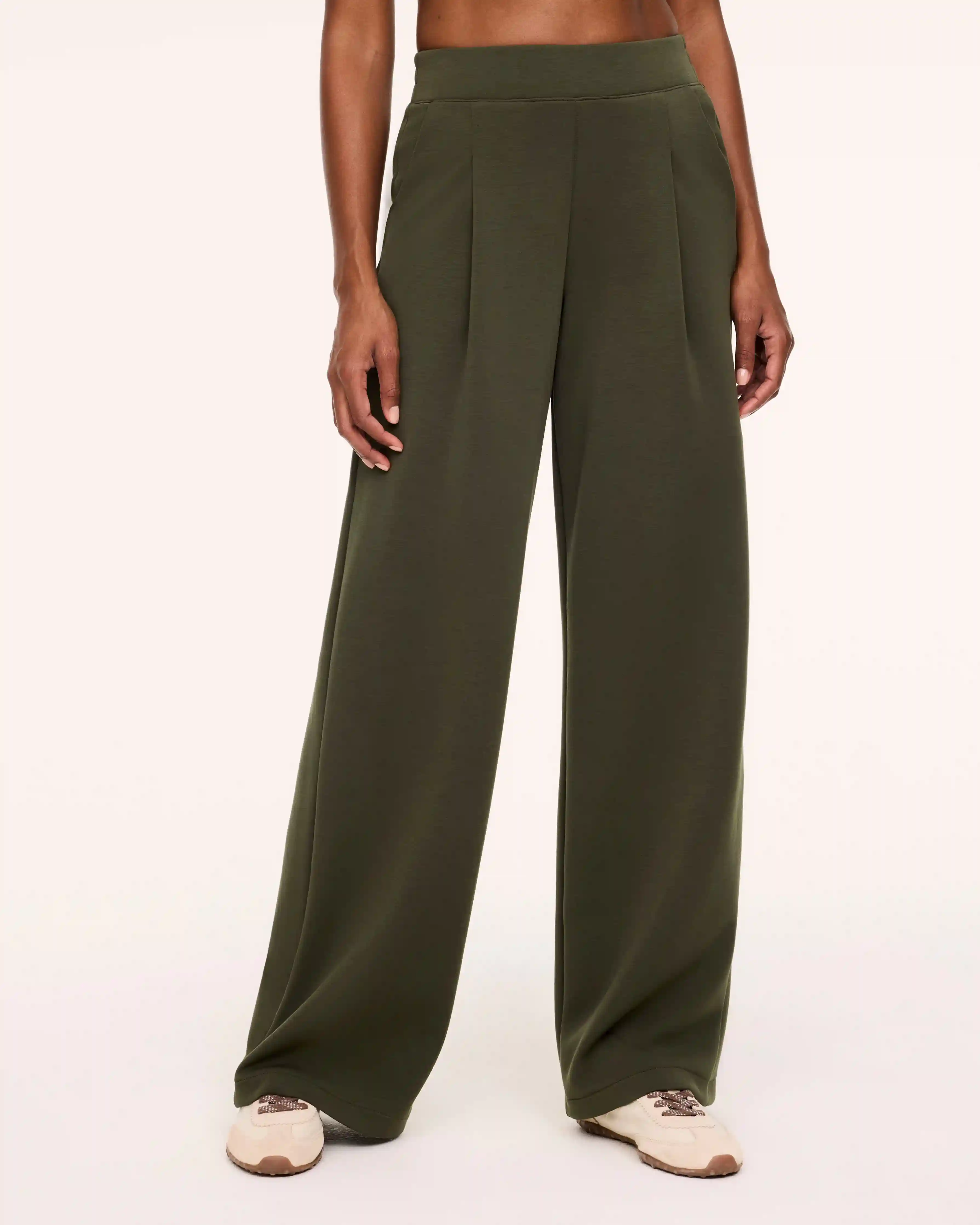 Alternative view of SPANX AirEssentials® Pleated Wide Leg Pant | Monstera