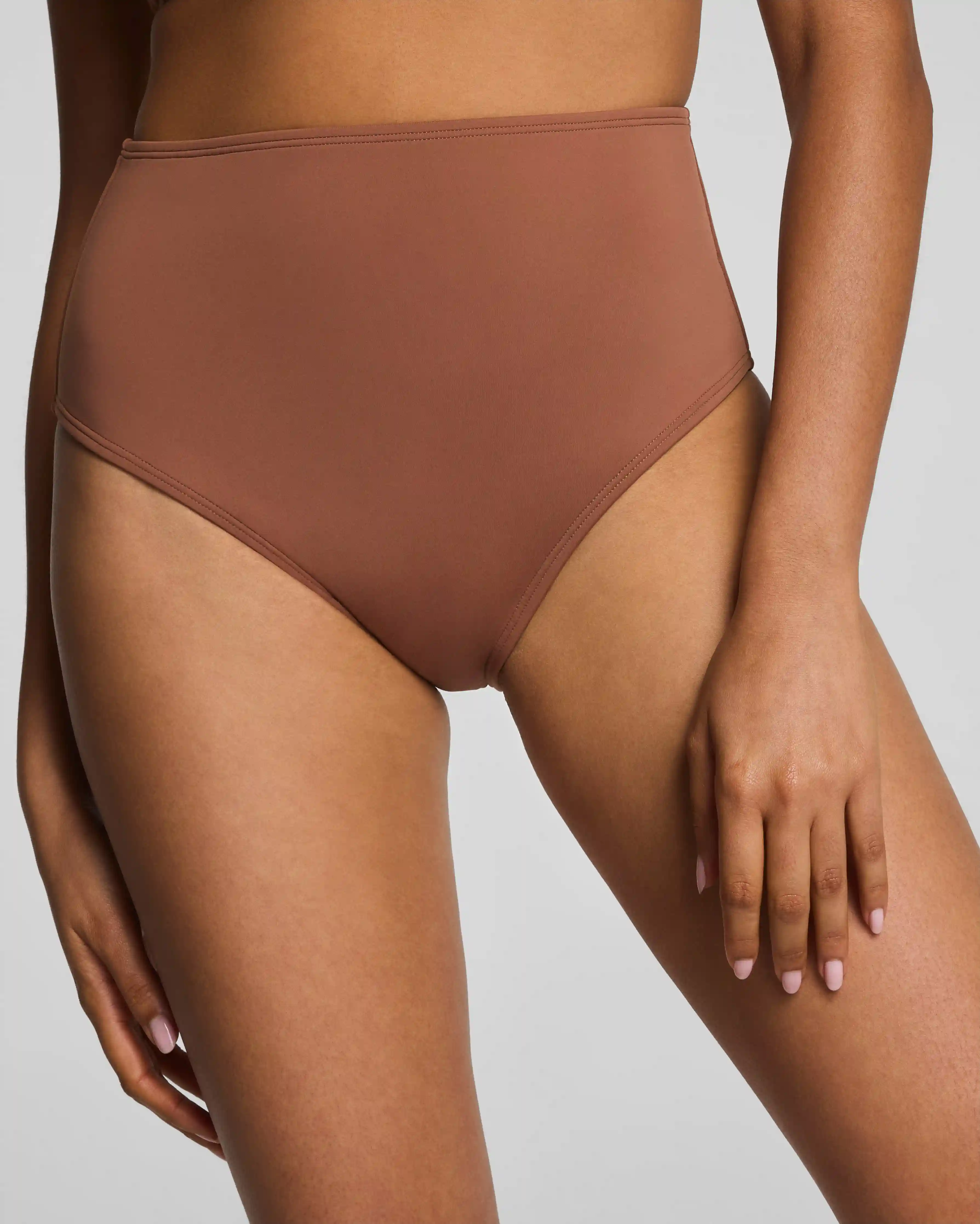 SPANXshape® Swim Ultra Hi-Rise Bikini Bottom | Caraway