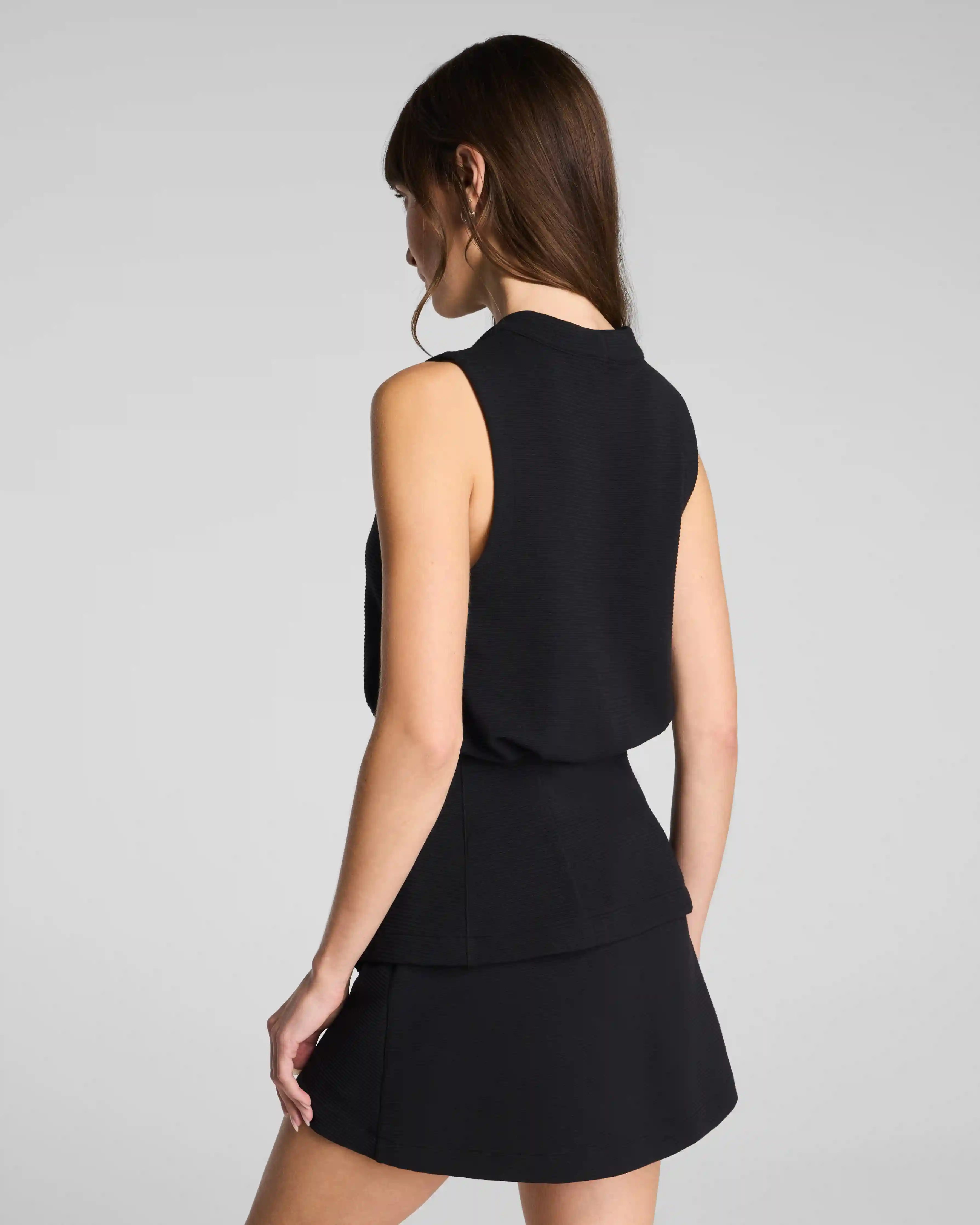 Alternative view of SPANX AirEssentials® French Rib Button-Down Vest | Very Black