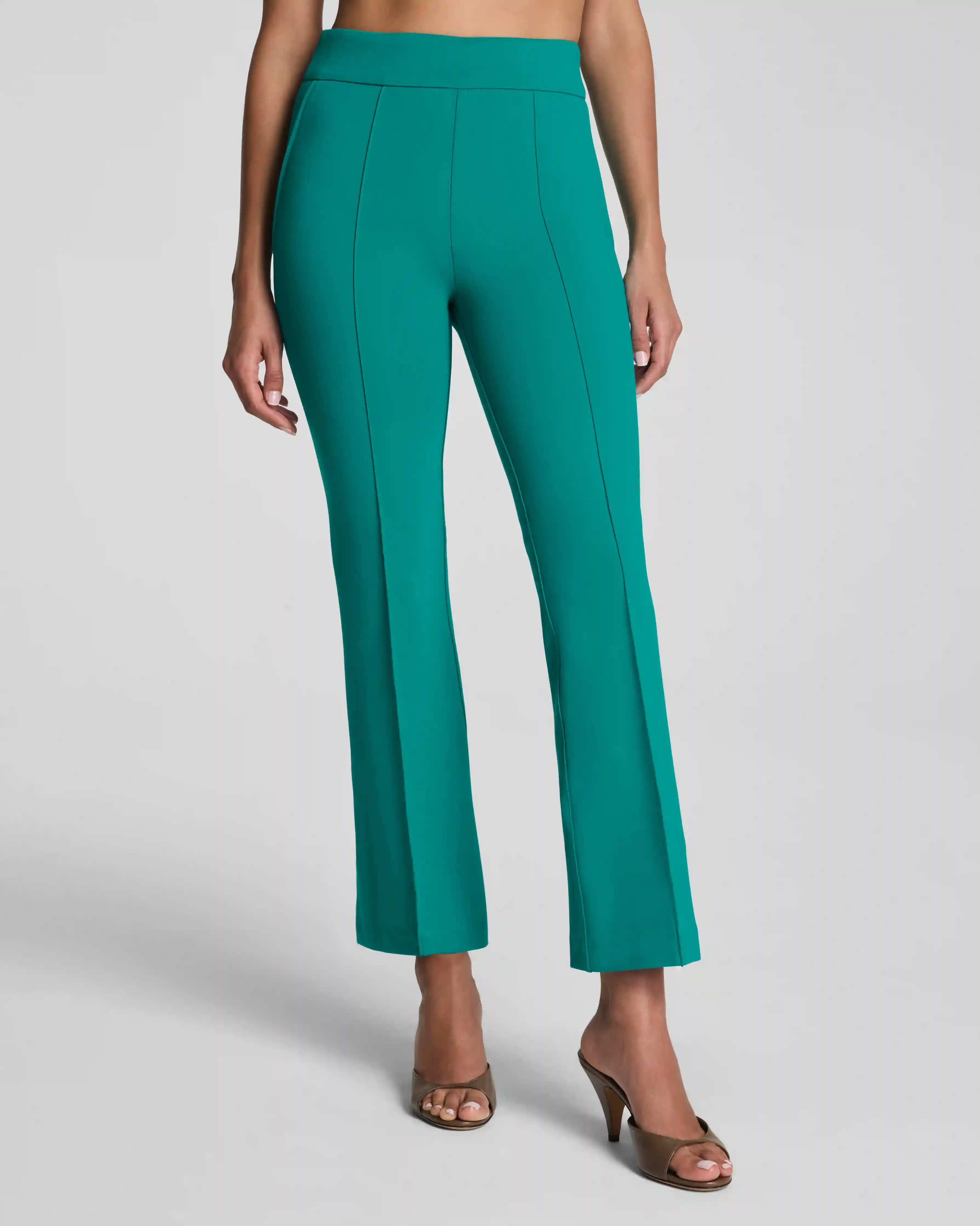 Alternative view of SPANXsupersmooth® PerfectFit Ponte Kick Flare Pant with Pintuck | Jade