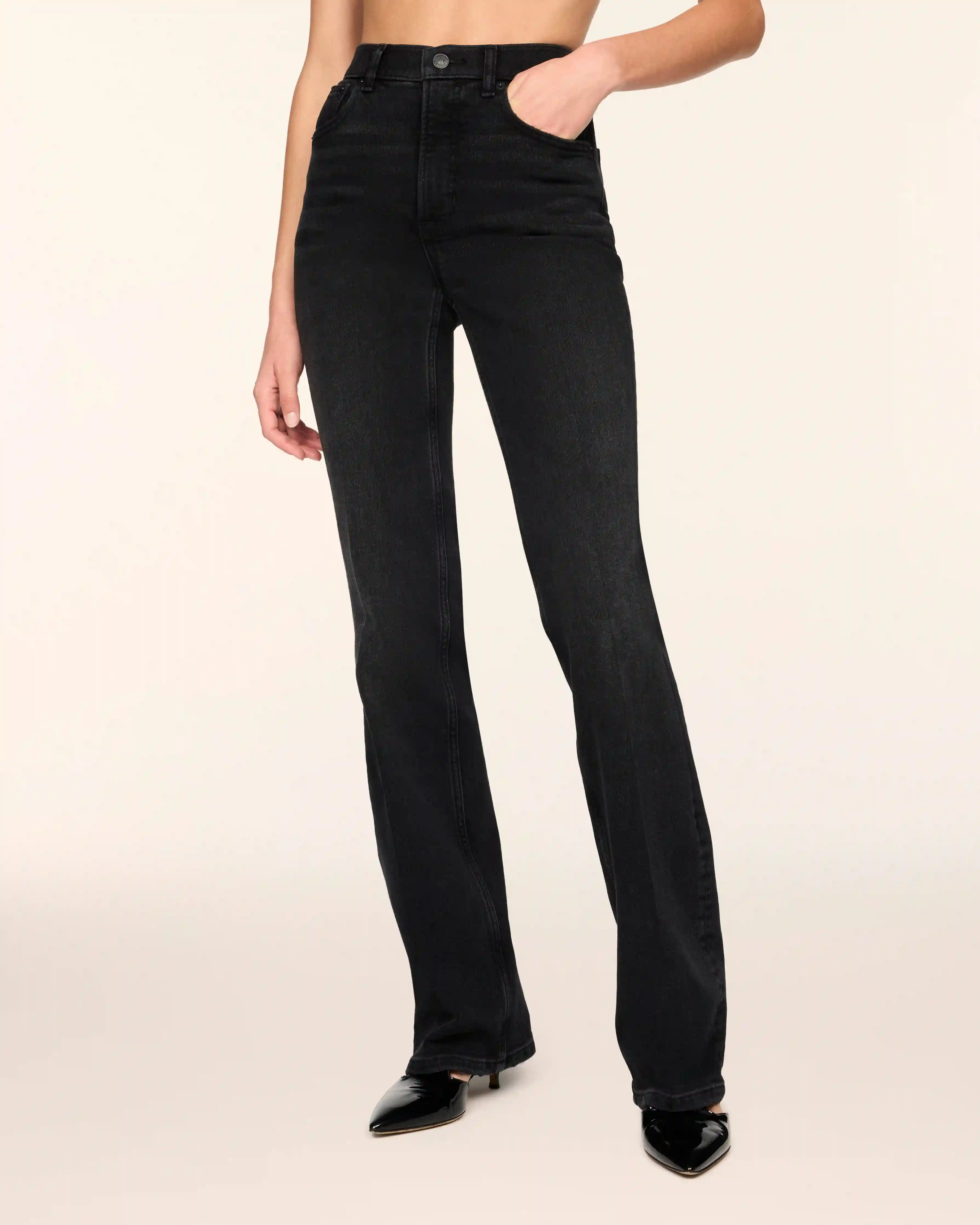 Alternative view of SPANXshape® Authentic 360 Bootcut Jeans | Deep Space