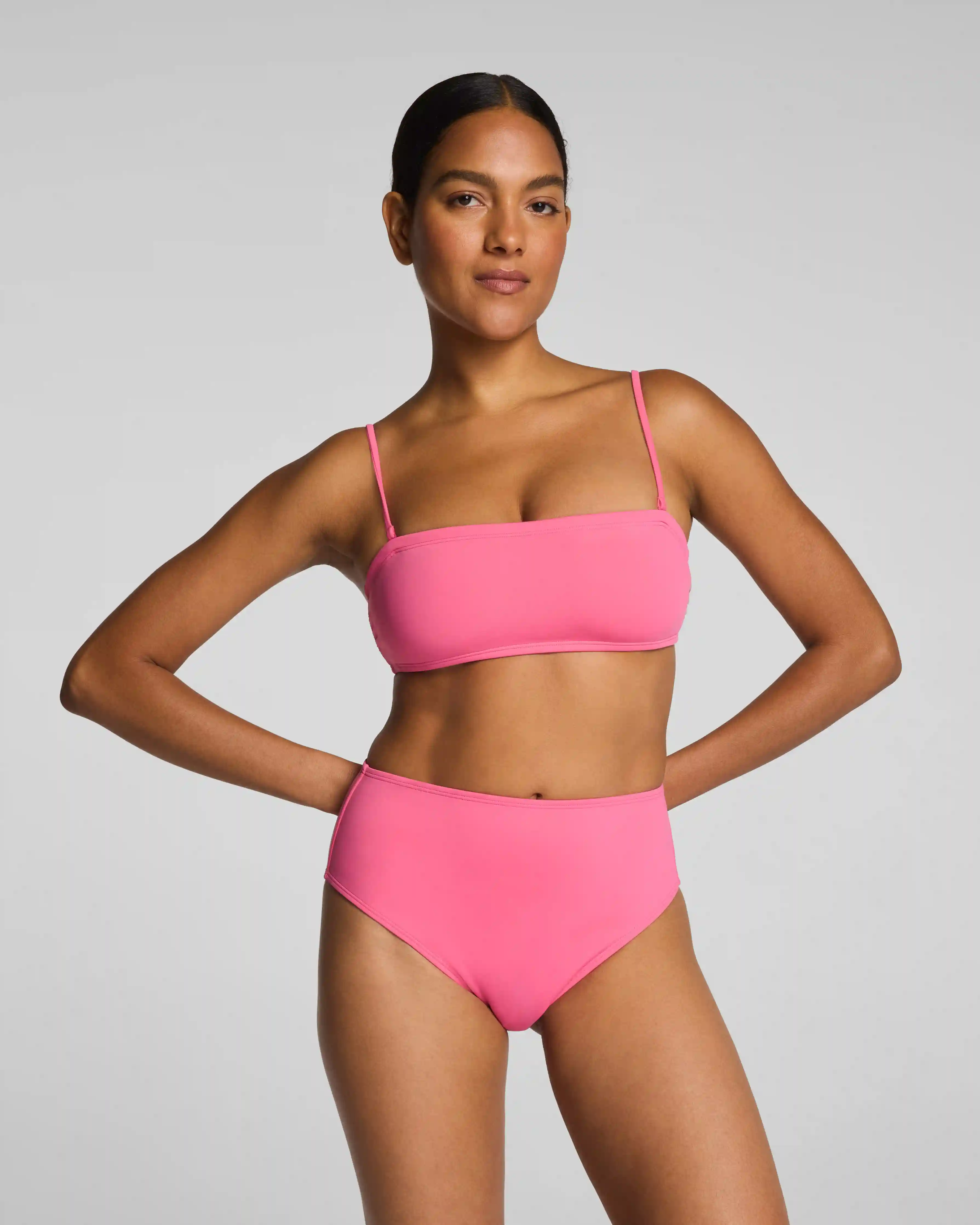 SPANXsmooth®  Swim Bandeau Bikini Top | Hibiscus
