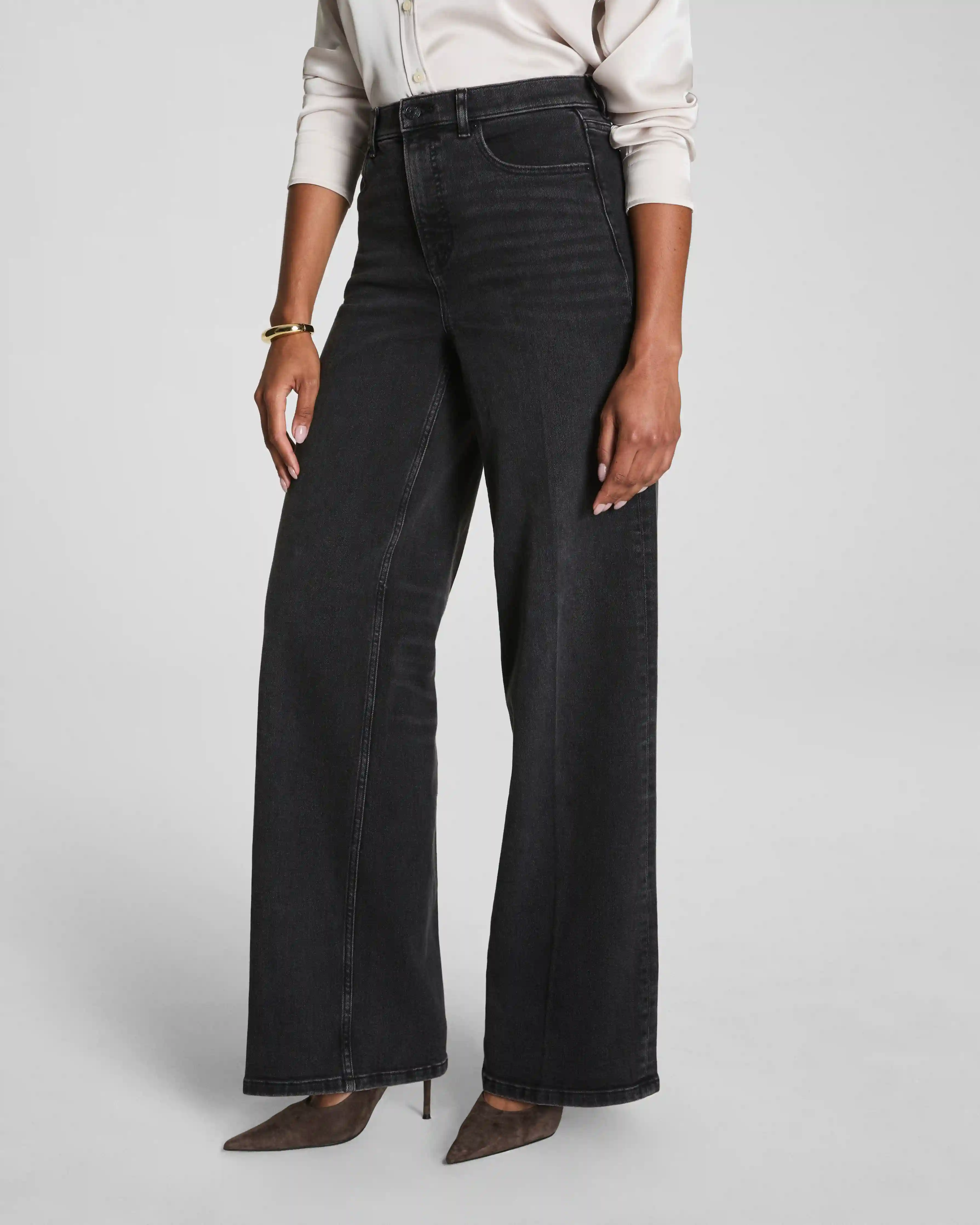 Alternative view of SPANXshape®  Authentic 360 Wide Leg Jeans | Carbon