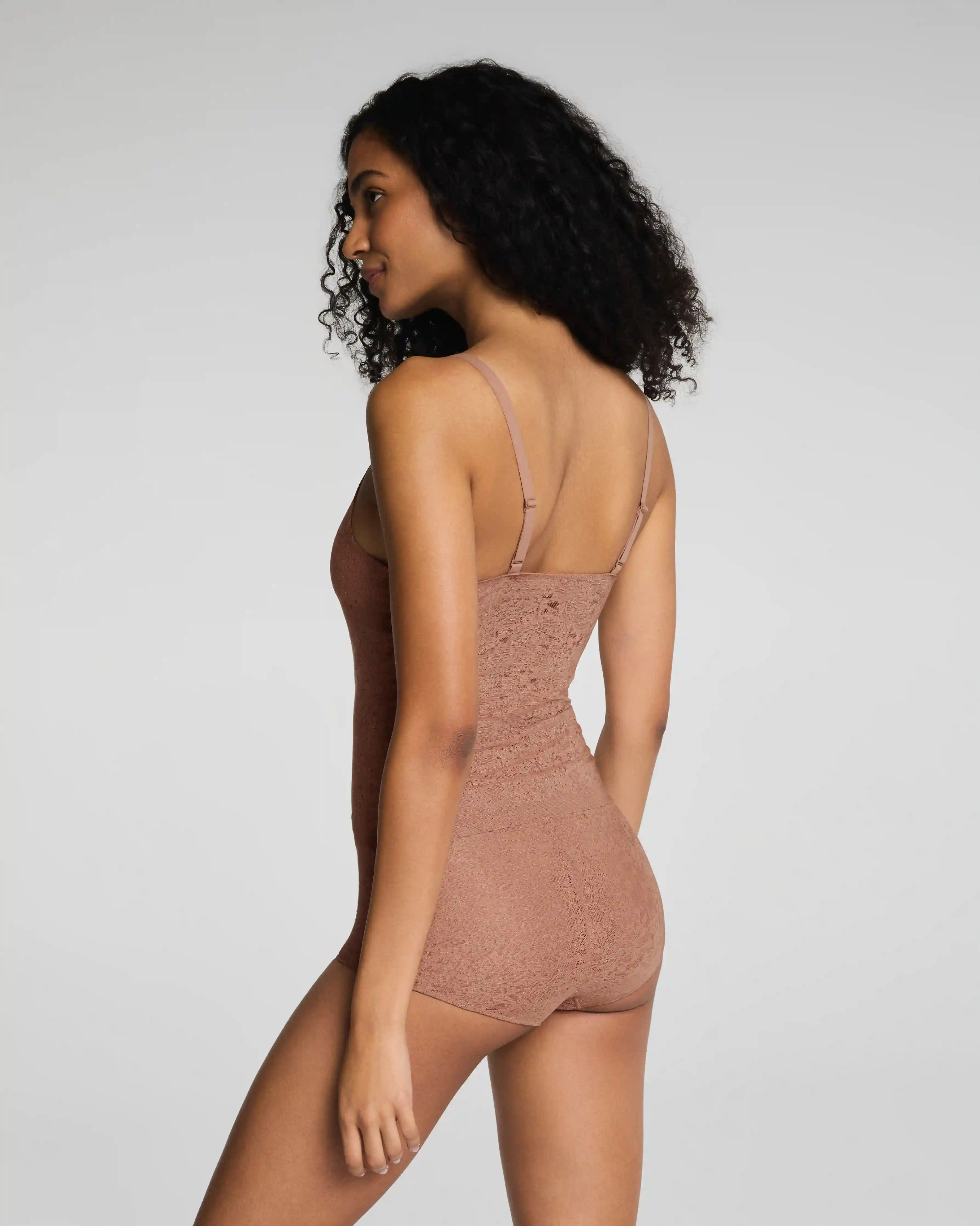 Alternative view of SPANXsupersmooth®  Day to Date Night Lace Cami | Cinnamon