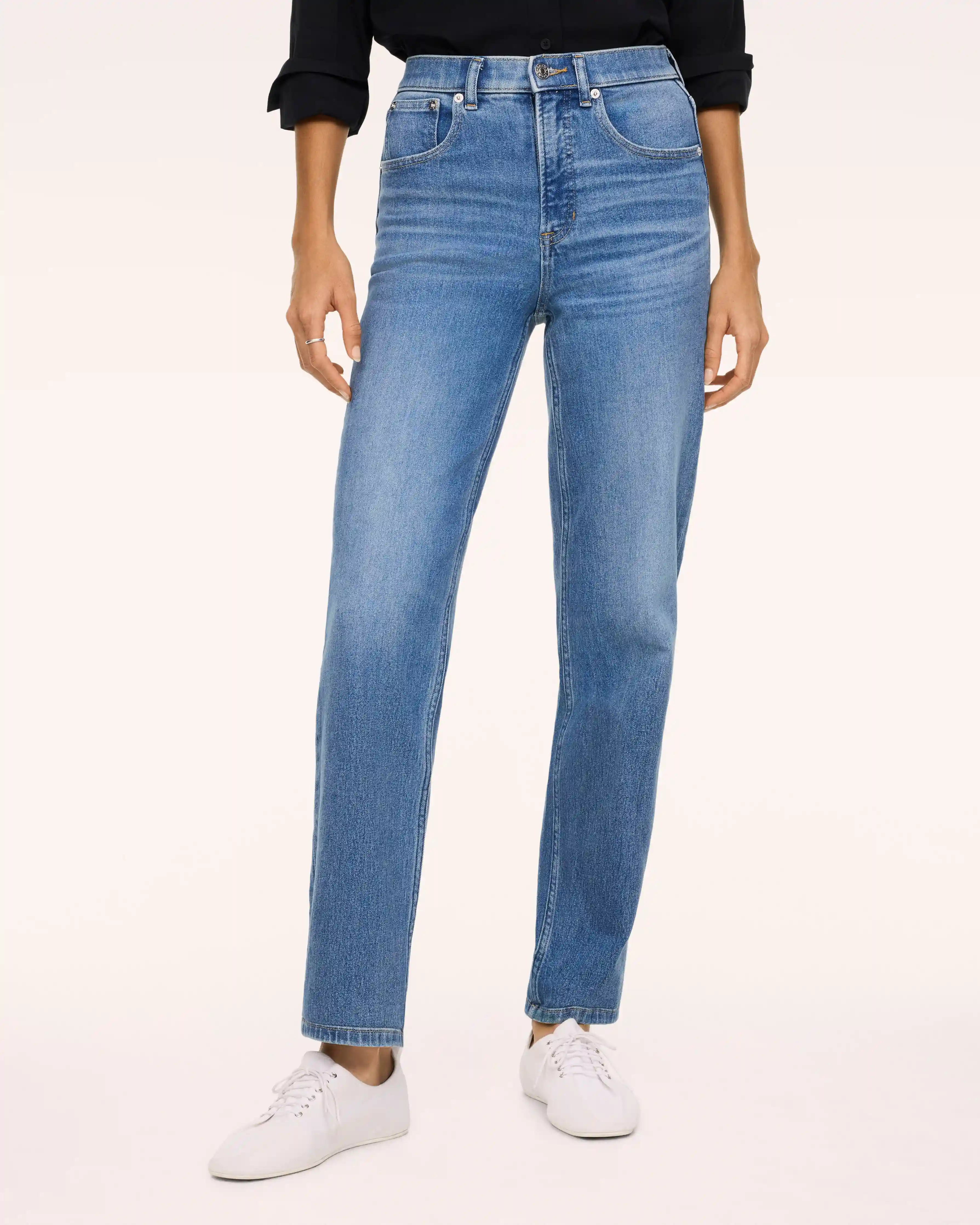 Alternative view of SPANXshape®  Authentic 360 90s Straight Leg Jeans | Elysian