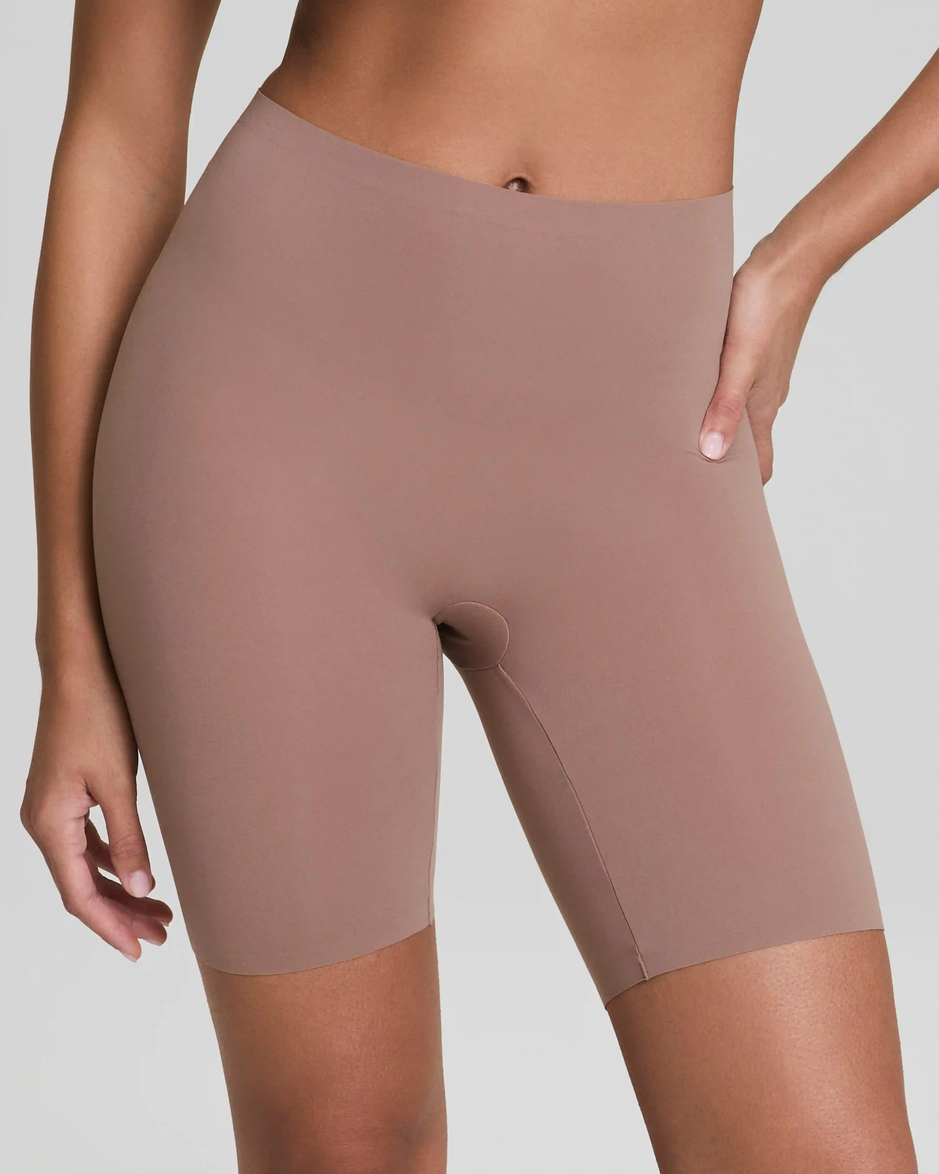 SPANXsmooth®  Fit-To-You Mid-Thigh Short | Cafe Au Lait
