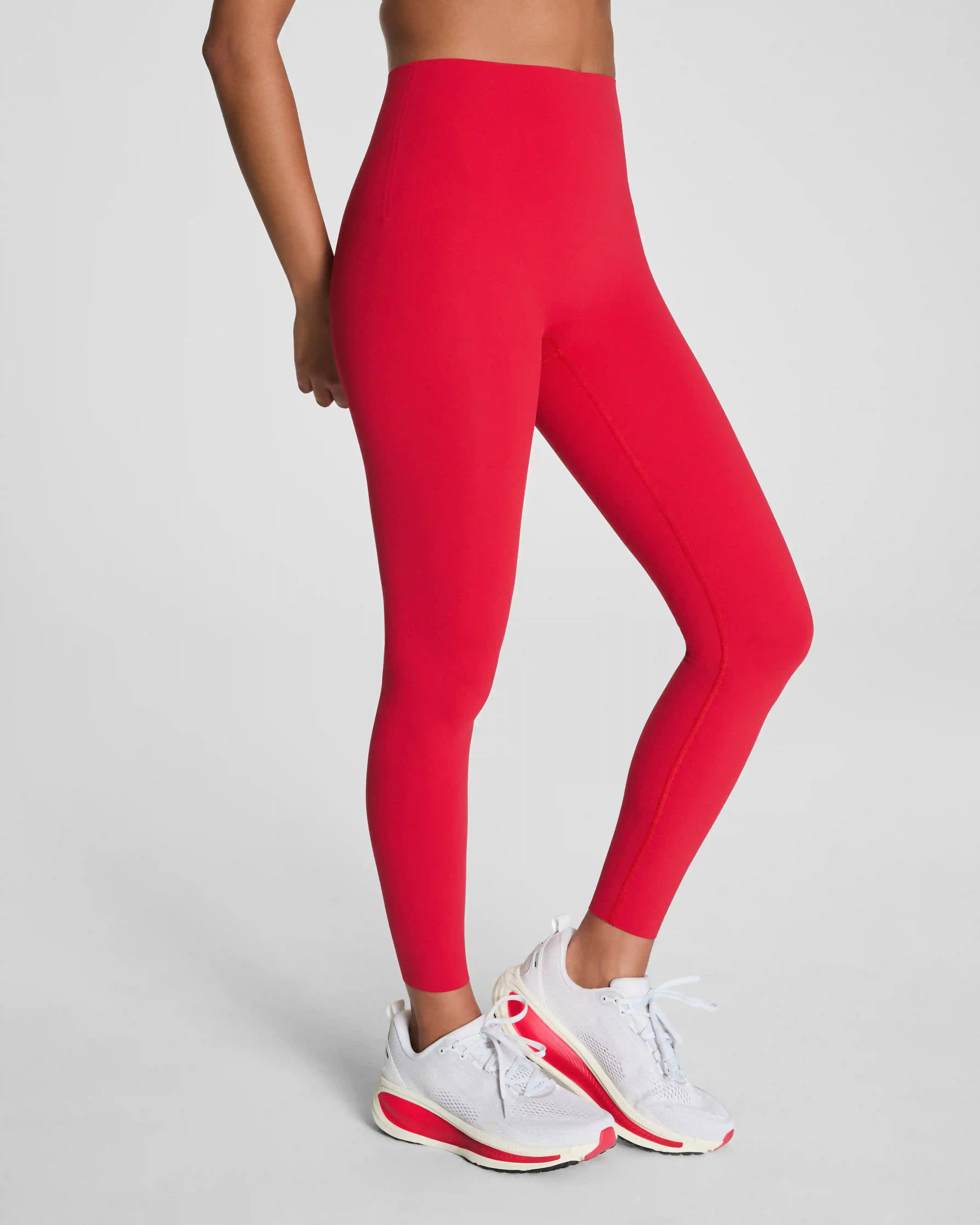 Alternative view of SPANXshape®  BodyLine Full-Length Leggings with Mid-Tummy Compression | SPANX® Red