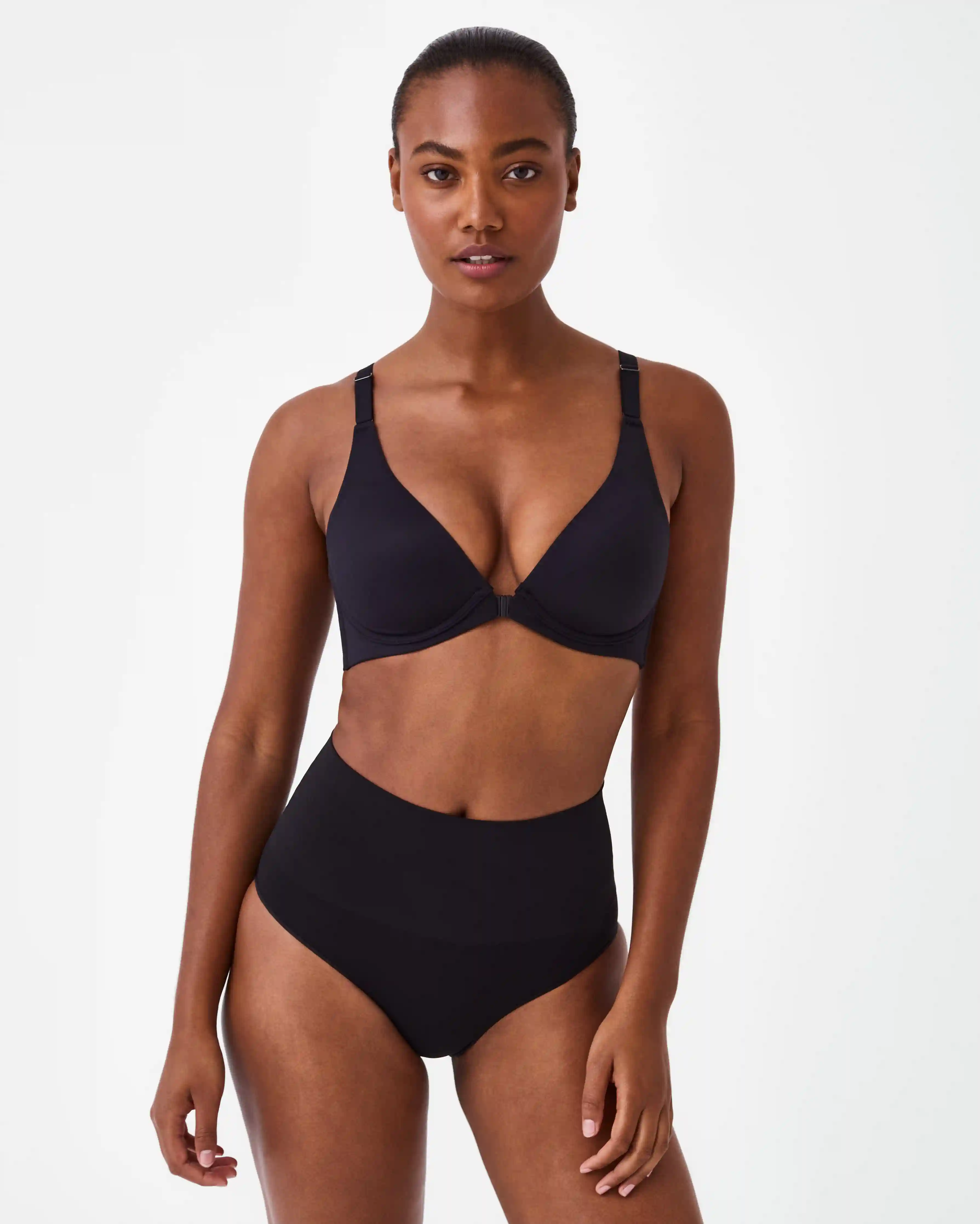 SPANXsmooth®  Bra-llelujah!® Adjustable Plunge Wireless Lift Bra | Very Black