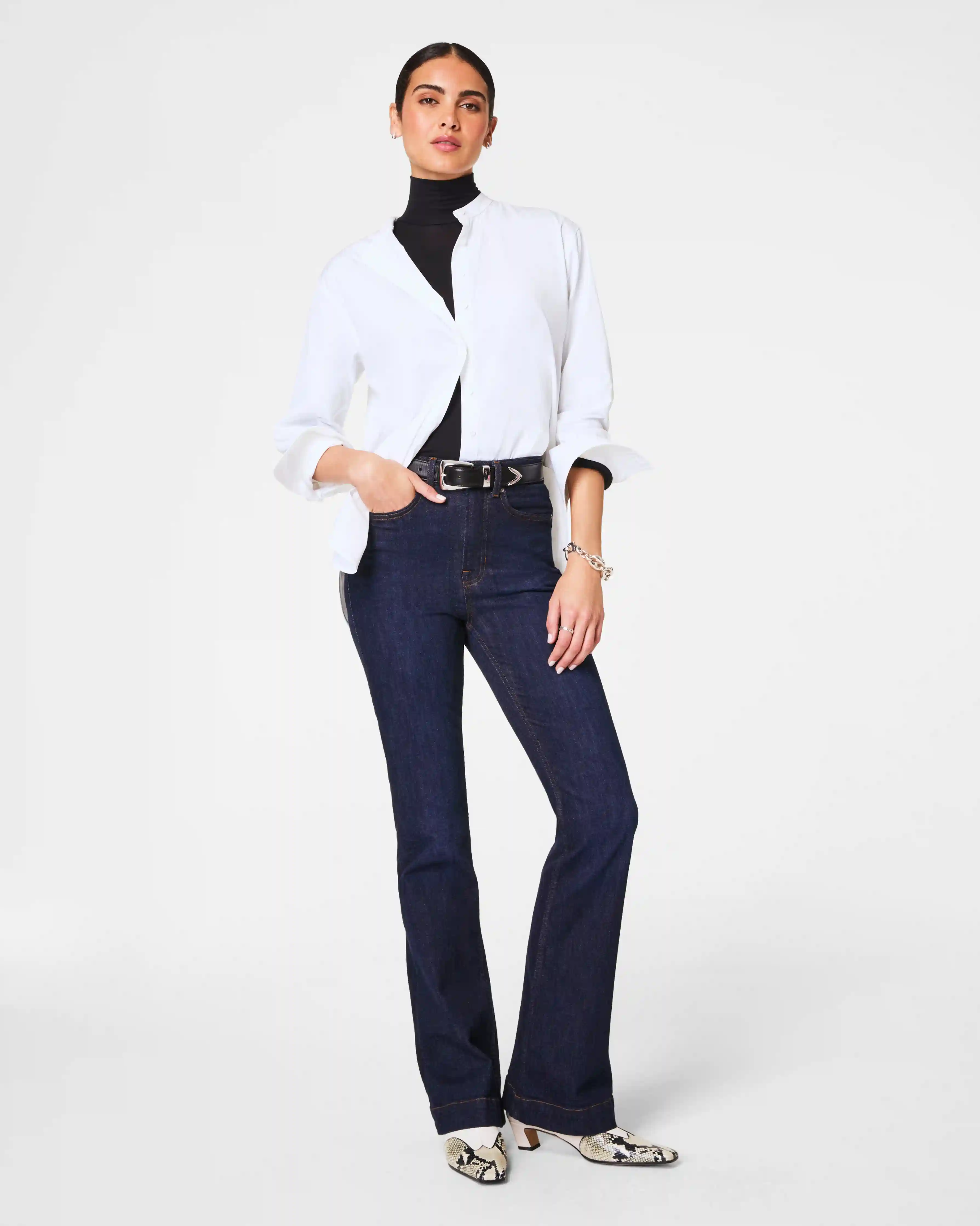 SPANXsculpt®  ReDefine Flare Jeans | Dark Indigo