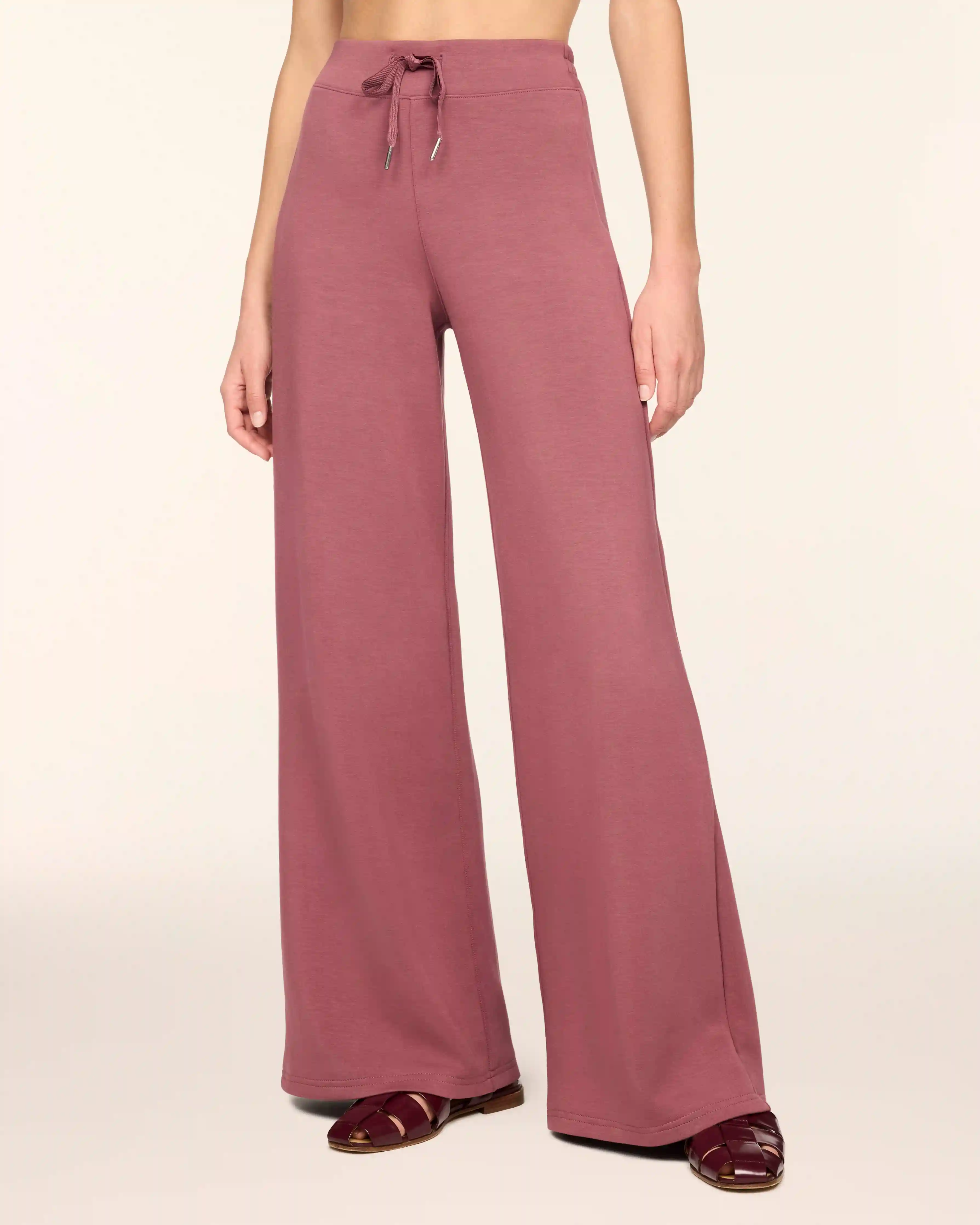 Alternative view of SPANX AirEssentials® Wide Leg Pant | Rum Raisin