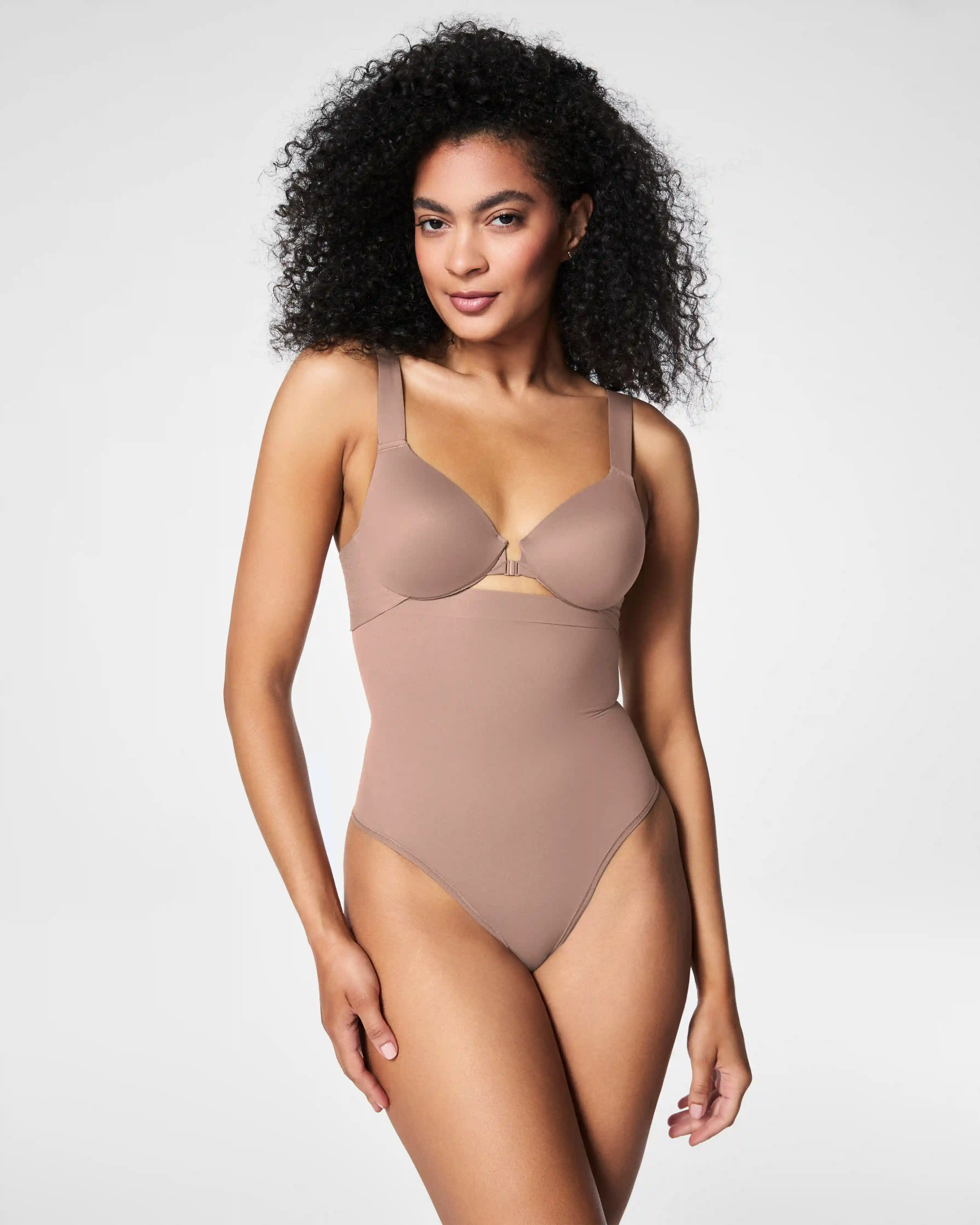 SPANXsculpt®  Seamless Power High-Waisted Thong | Cafe Au Lait