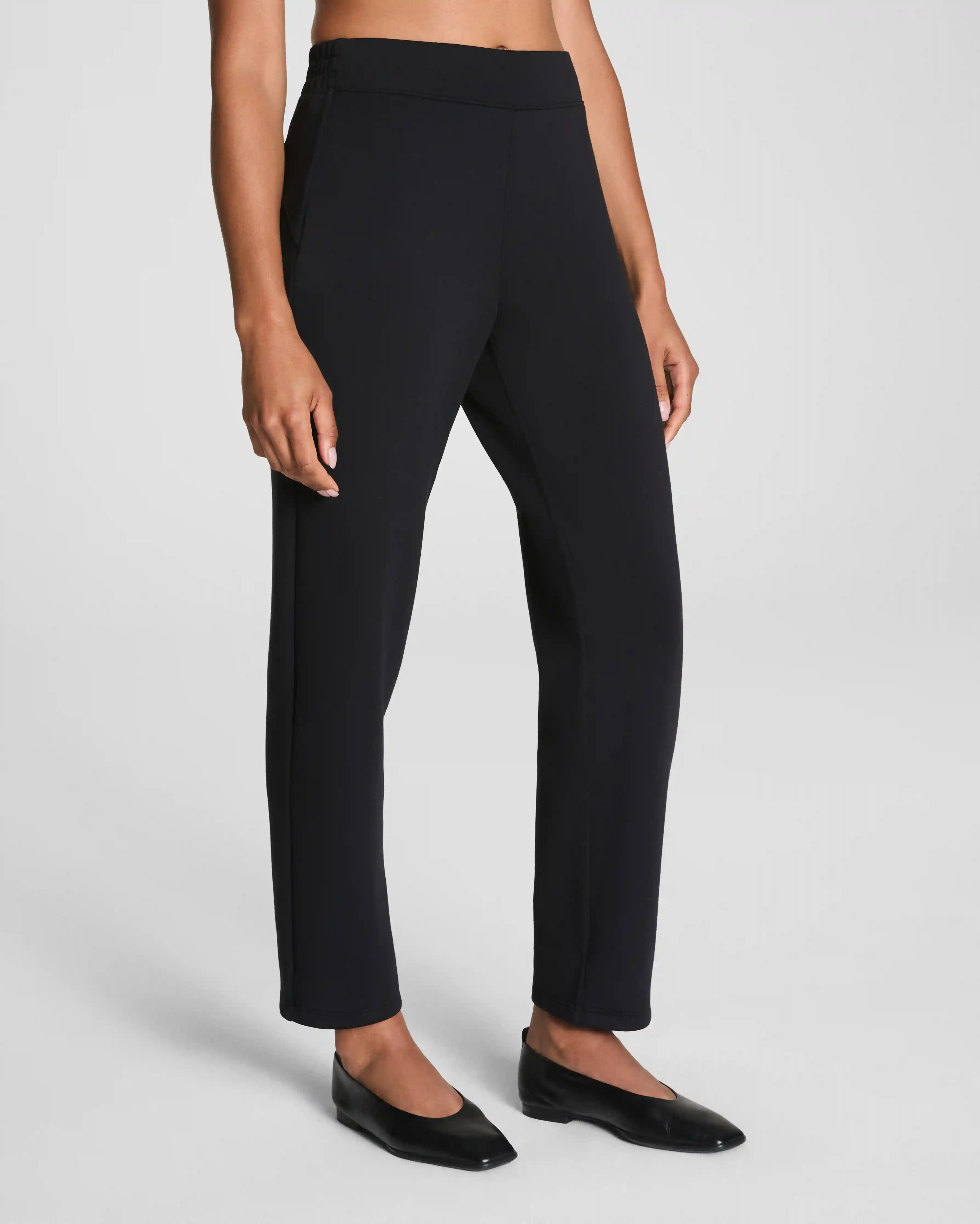 Alternative view of SPANX AirEssentials® Slim Straight Pant | Very Black