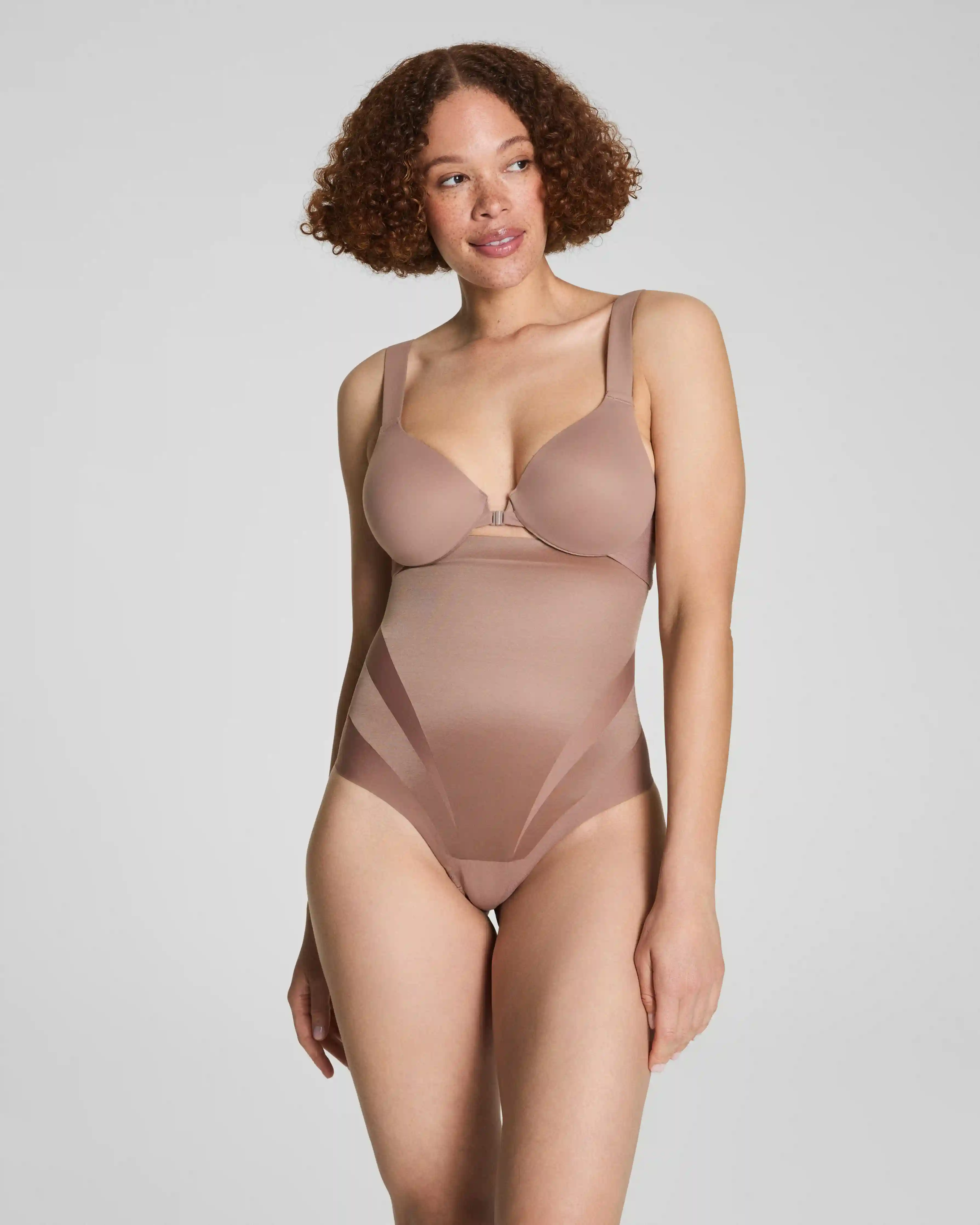 SPANXsupersculpt®  Transform High-Waisted Thong | Cafe Au Lait