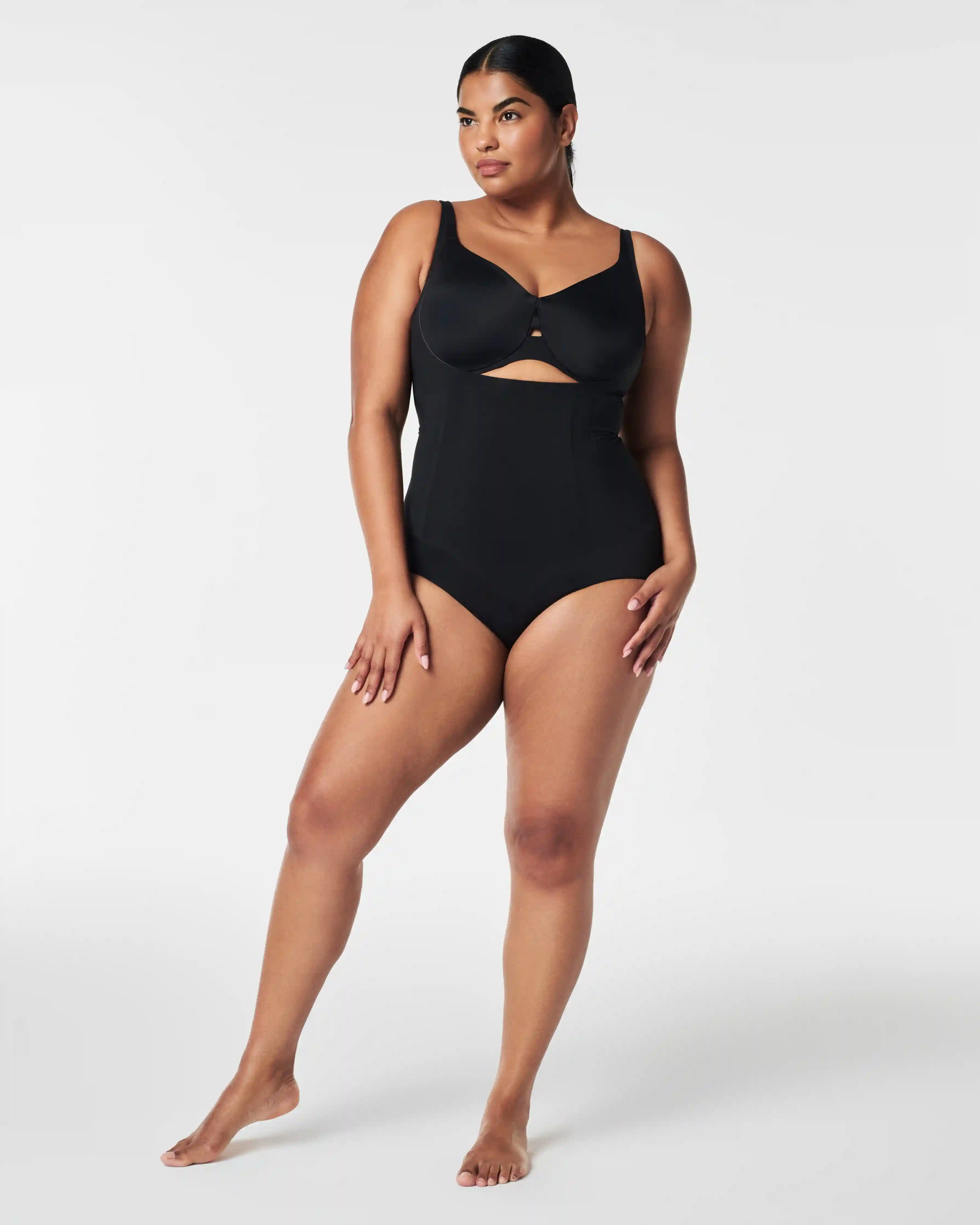 SPANXsculpt®  OnCore Open-Bust Brief Bodysuit | Very Black