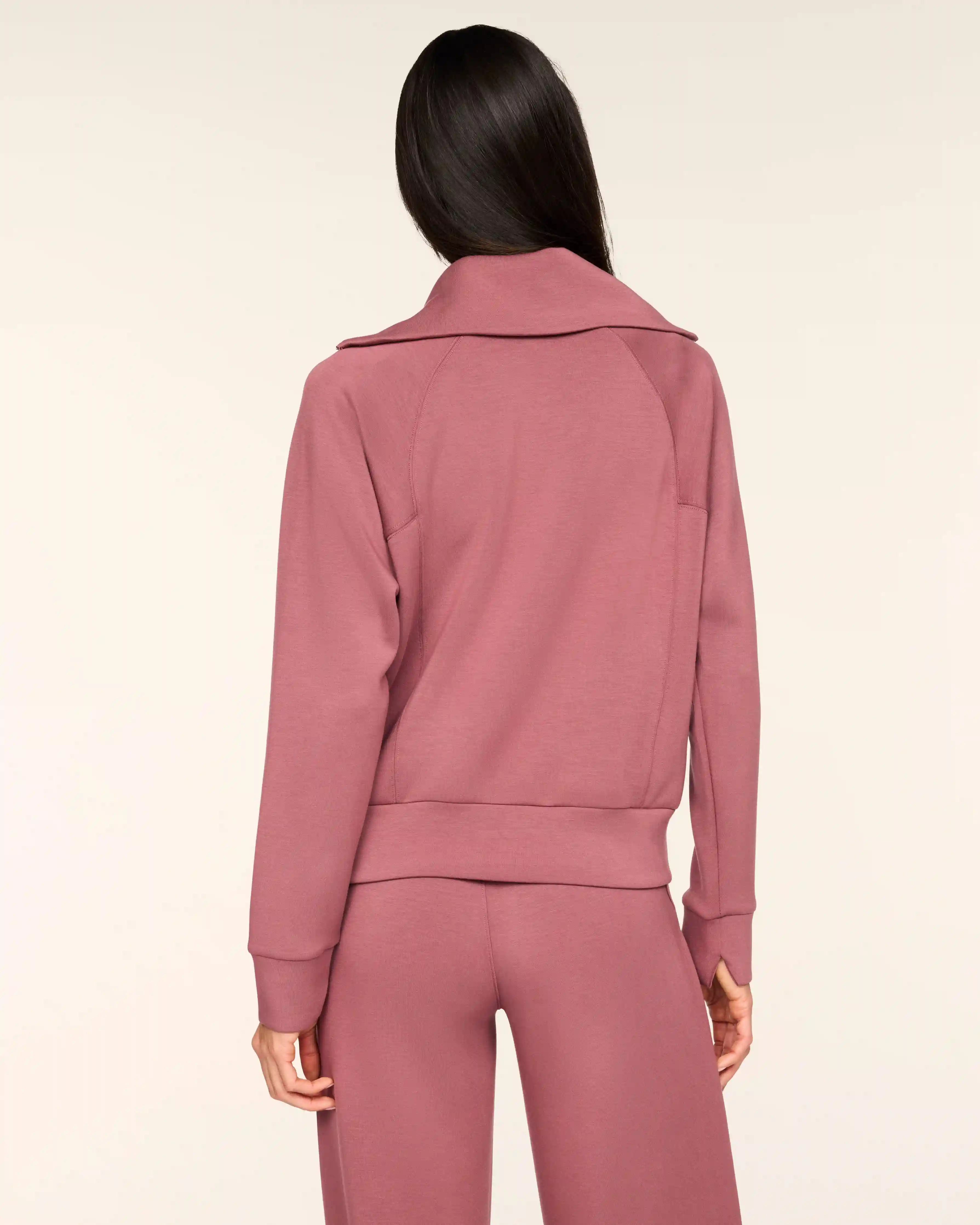 Alternative view of SPANX AirEssentials® Half Zip | Rum Raisin