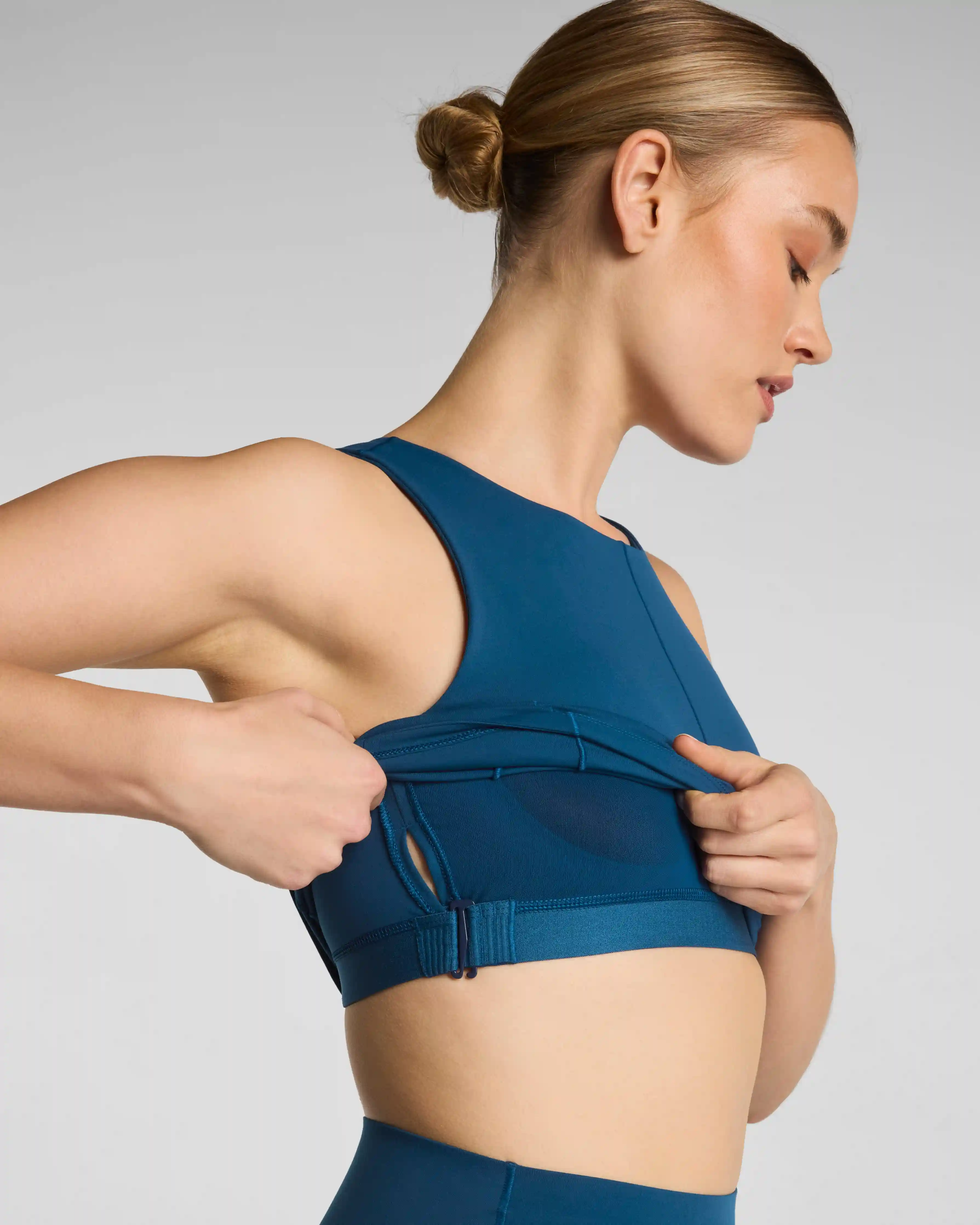Alternative view of SPANX® PowerPlay High Neck Shelf Tank | Deep Cove