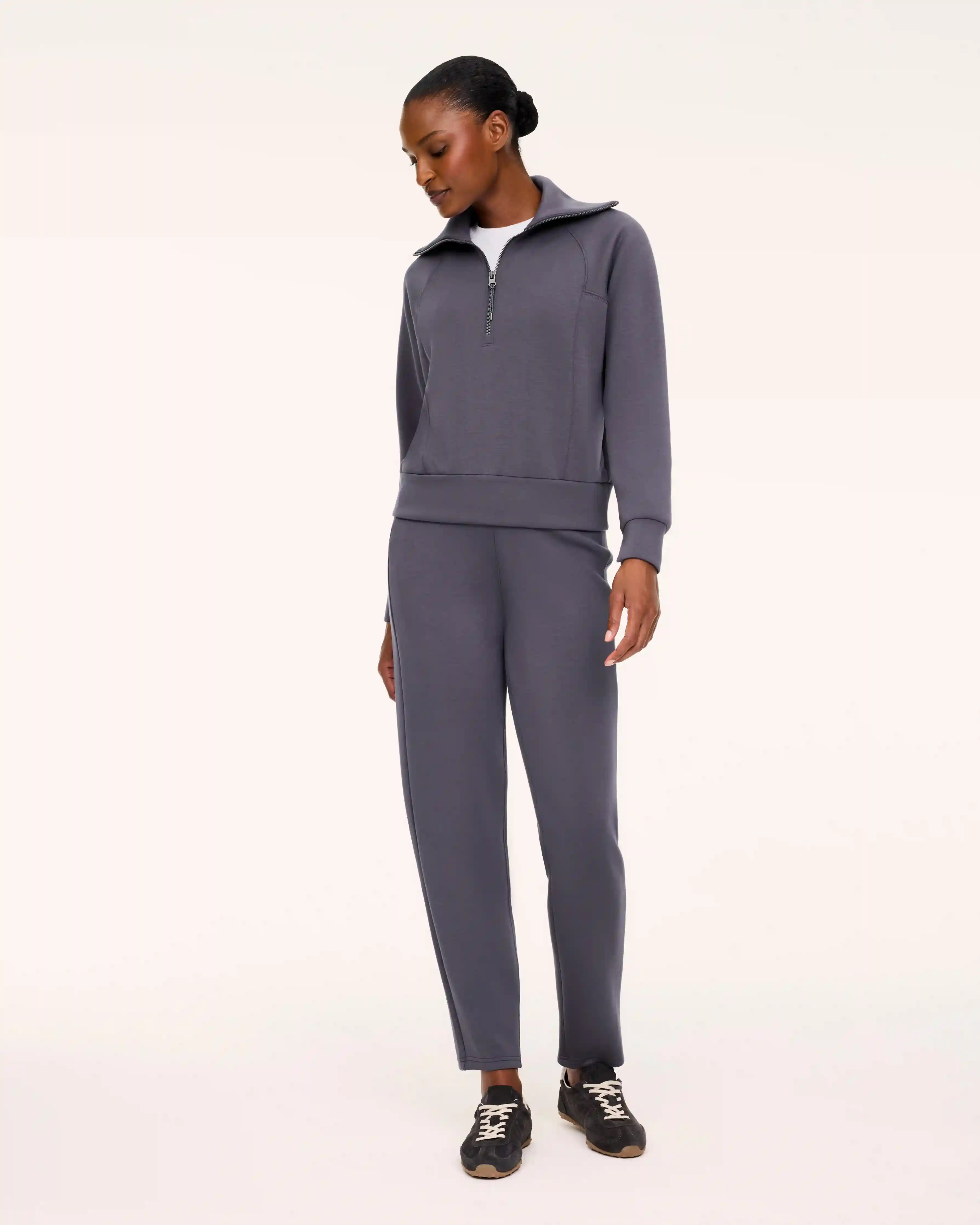 SPANX AirEssentials® Slim Straight Pant | Dark Slate