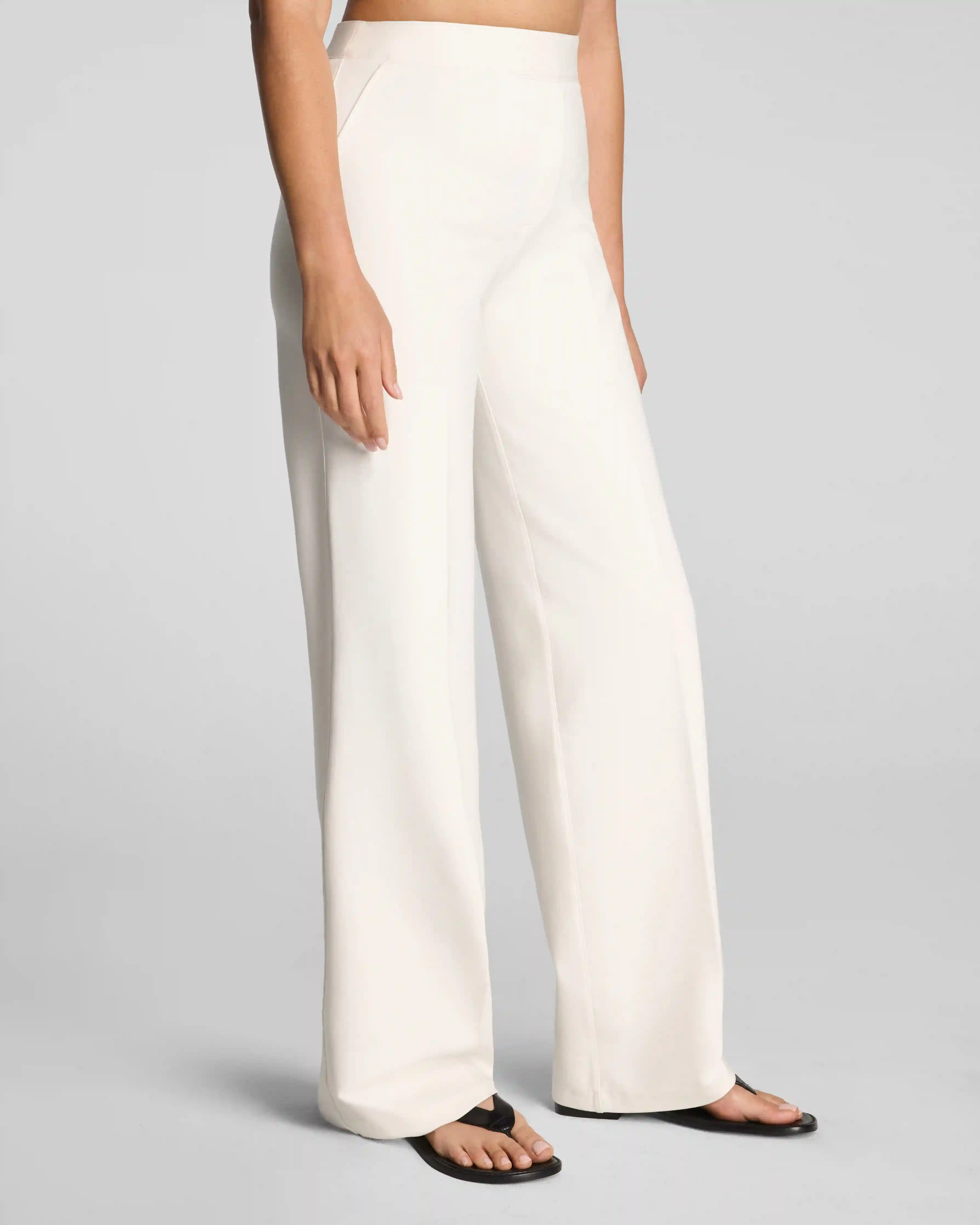 Alternative view of SPANXsupersmooth®  PerfectFit Ponte Wide Leg Pant | Ivory