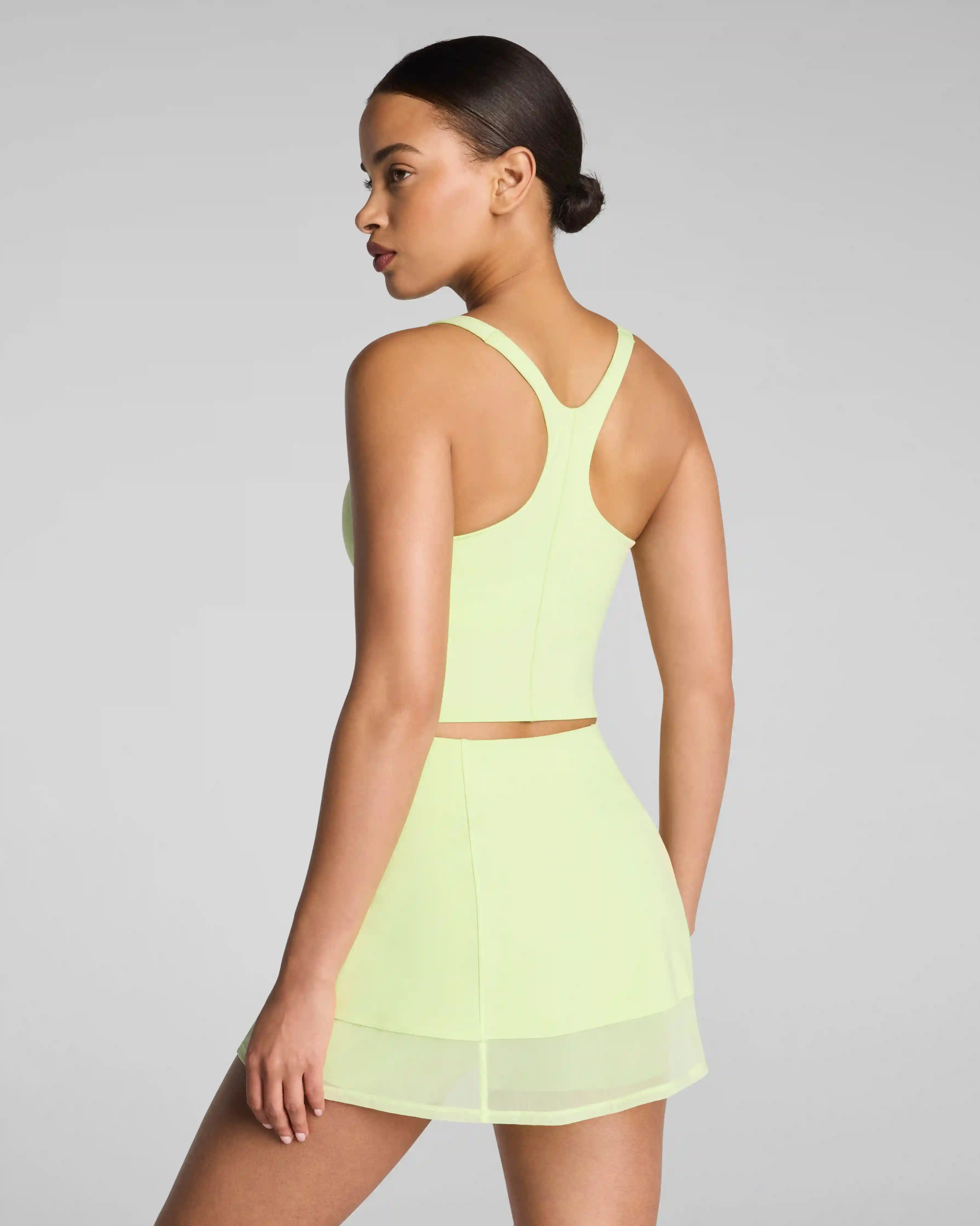 Alternative view of SPANX® BodyLine High Neck Cropped Tank with FlexForm Cups | Zest