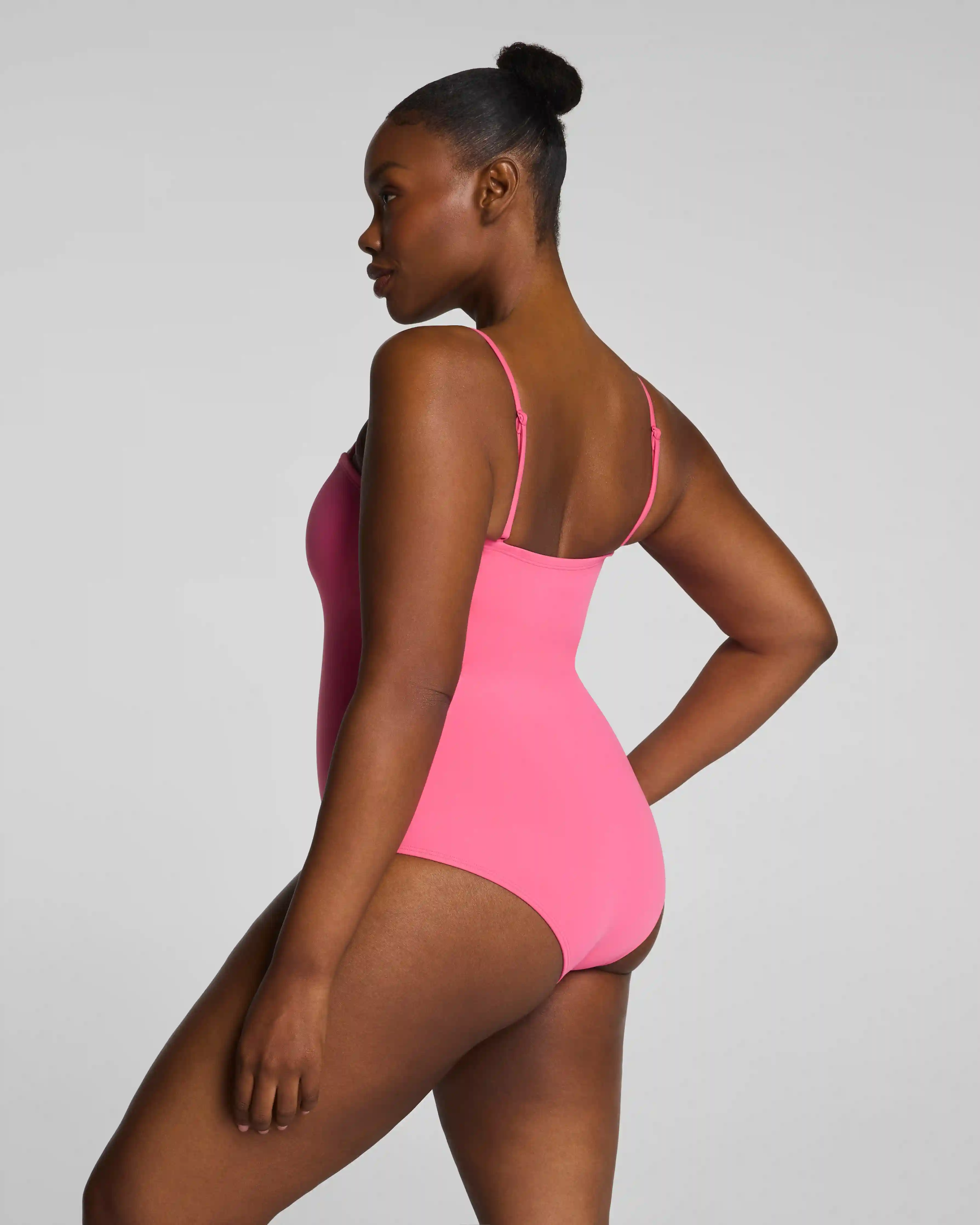 Alternative view of SPANXshape® Swim Bandeau One Piece | Hibiscus