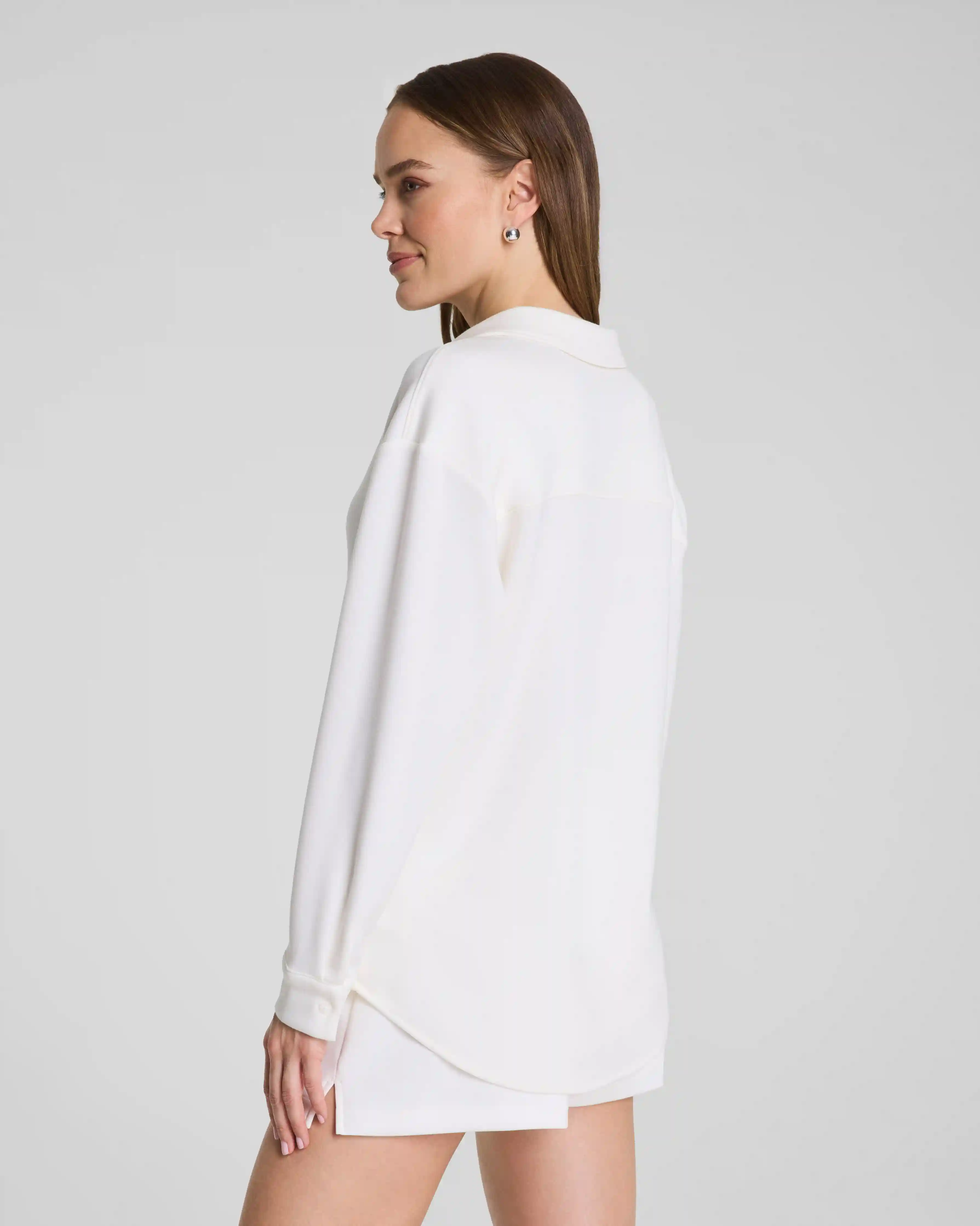 Alternative view of SPANX® AirEssentials® Oversized Button Down  | Powder