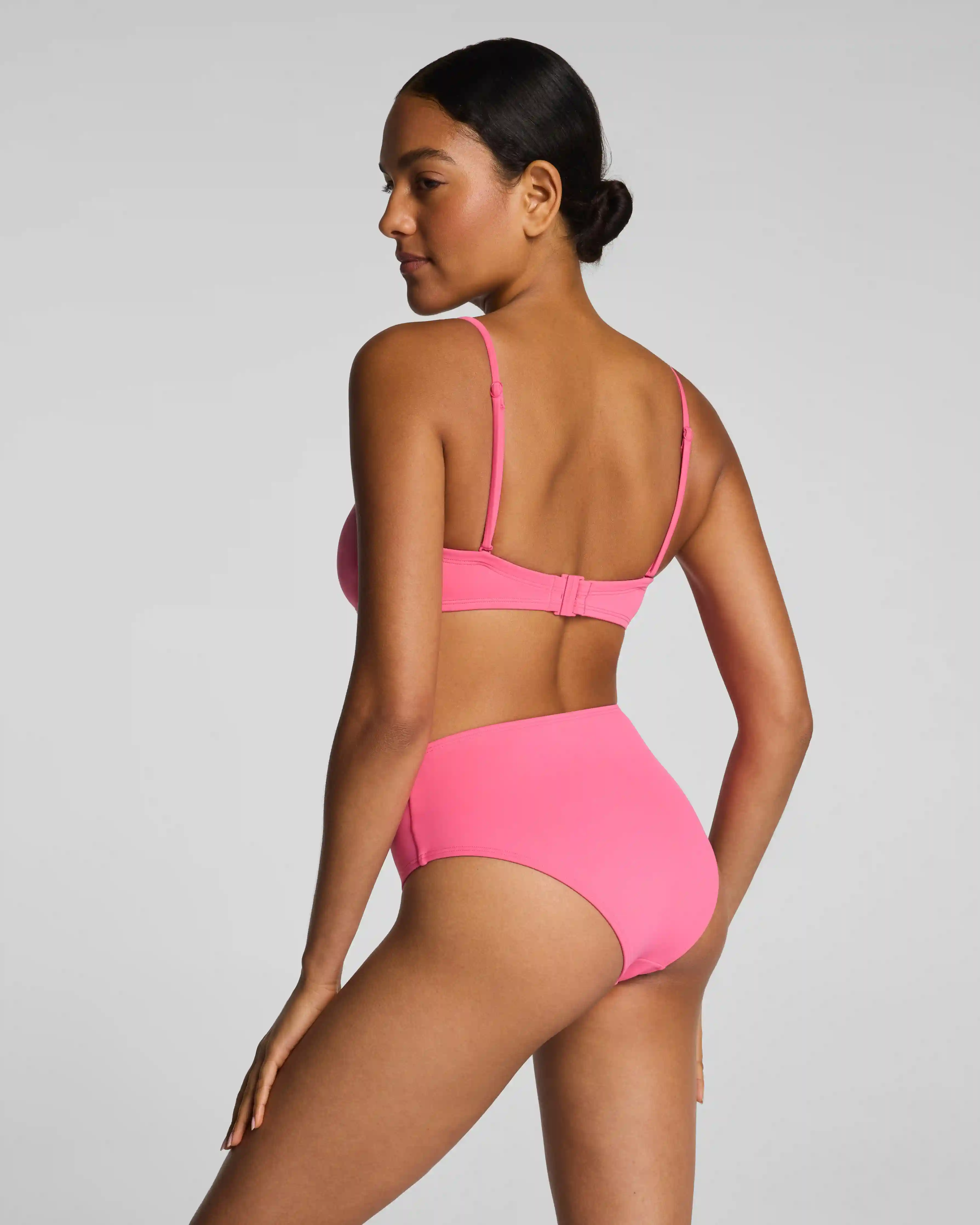 Alternative view of SPANXsmooth®  Swim Bandeau Bikini Top | Hibiscus