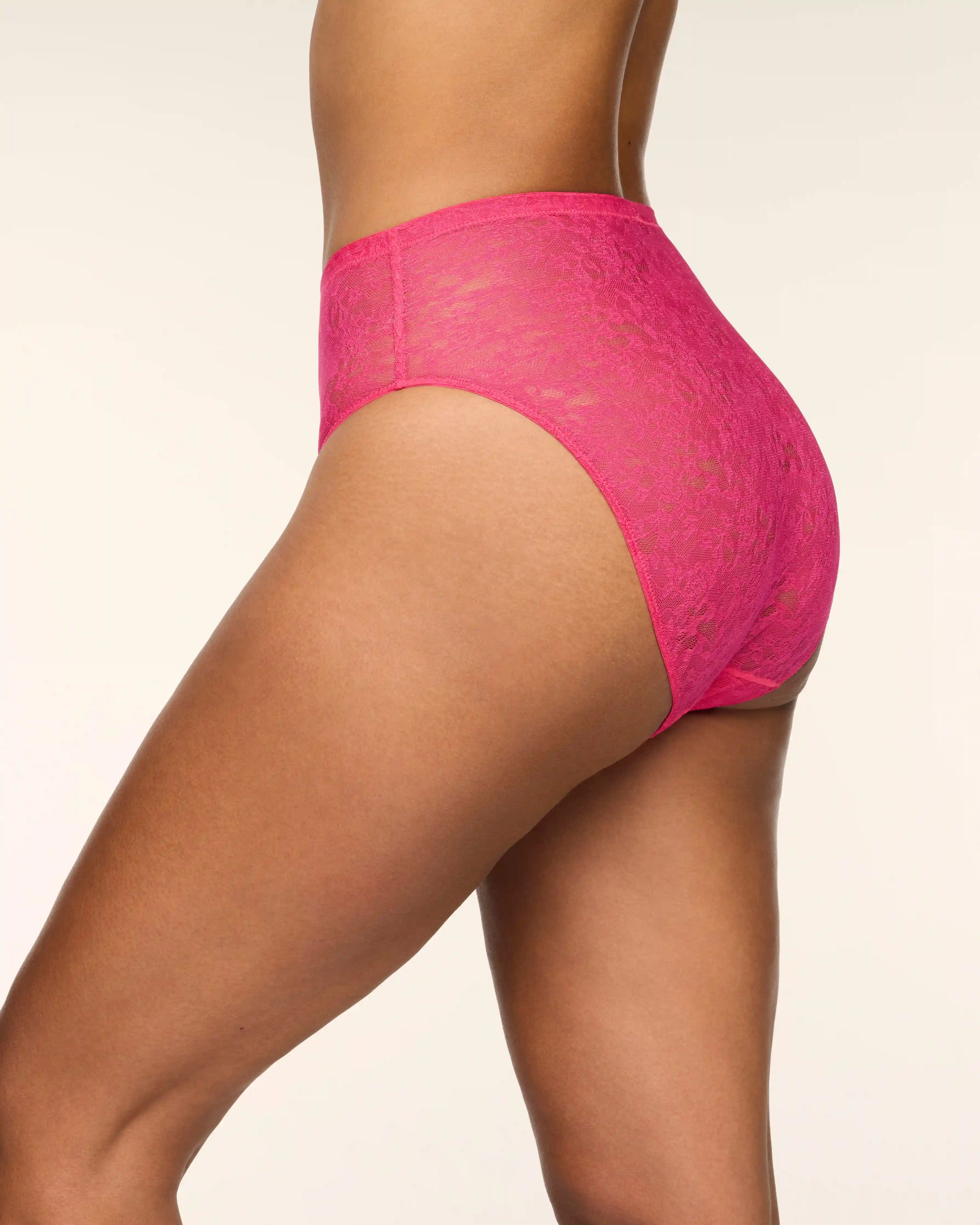 Alternative view of SPANXsupersmooth® Day to Date Night Lace Hi-Leg Brief | Siren Pink