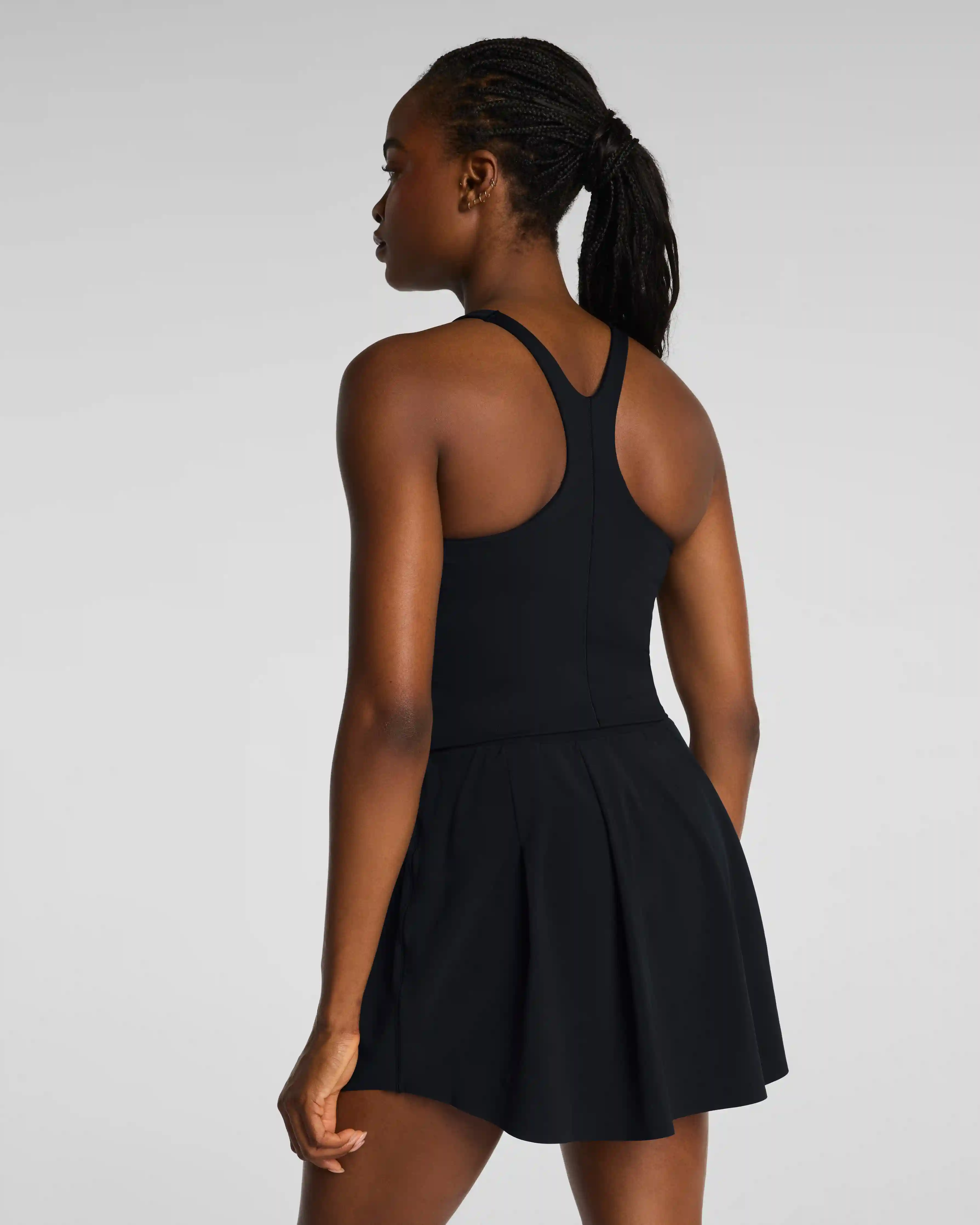 Alternative view of SPANX® BodyLine High Neck Cropped Tank with FlexForm Cups | Very Black