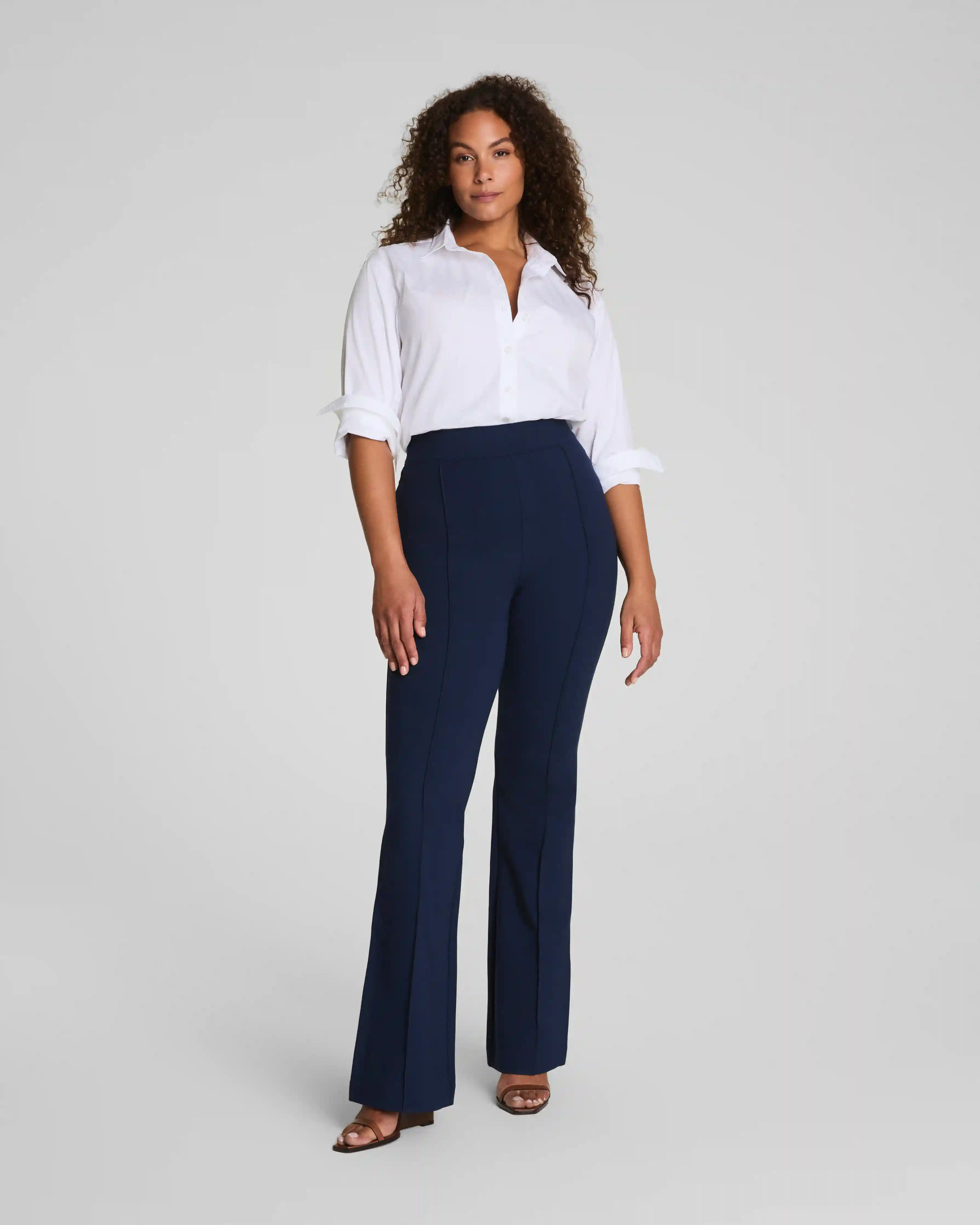 SPANXsupersmooth®  PerfectFit Ponte Flare Pant | Timeless Navy