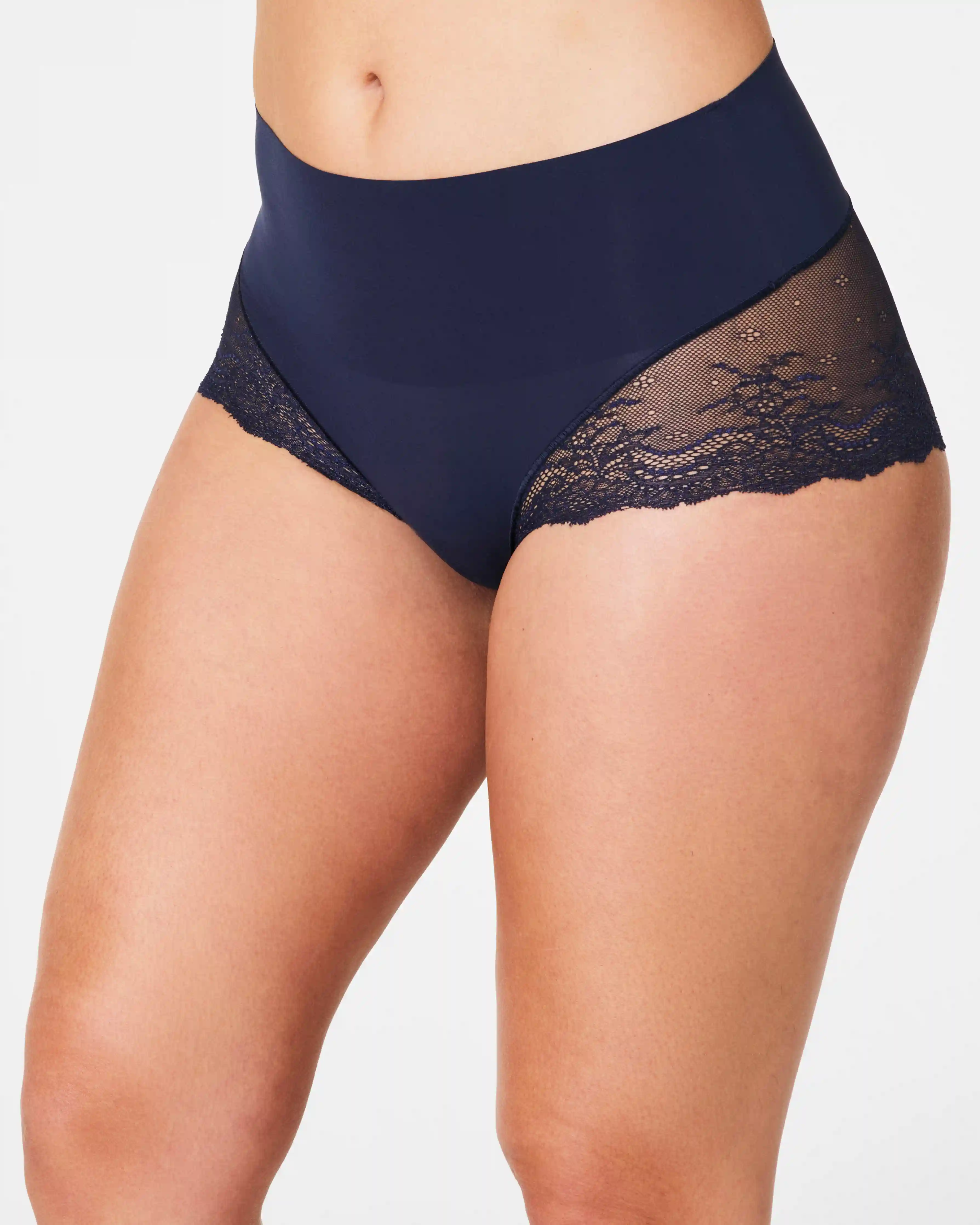 SPANXsupersmooth®  Undie-tectable® Lace Hi-Hipster | Timeless Navy