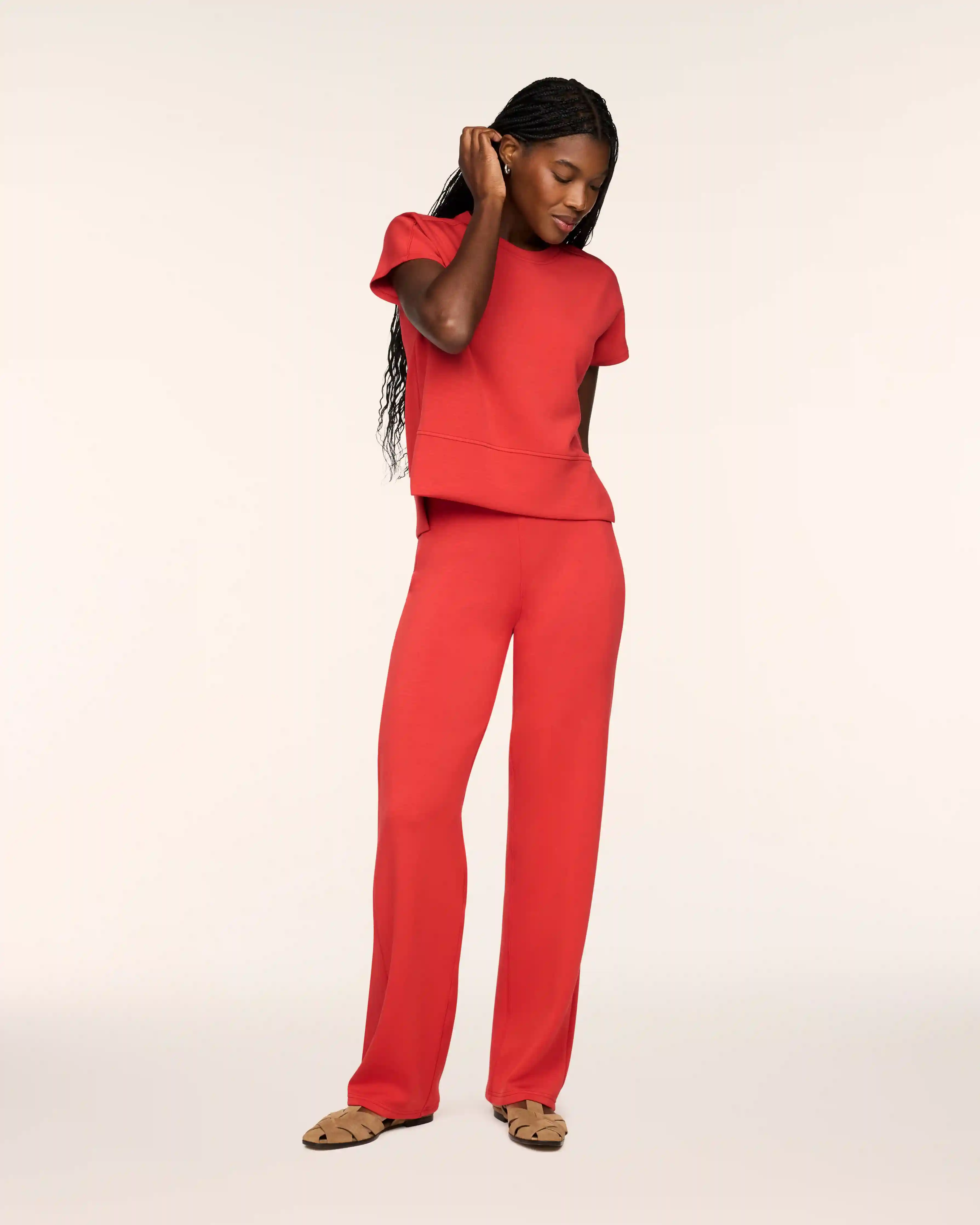 SPANX AirEssentials® Straight Leg Pant | Lip Stain
